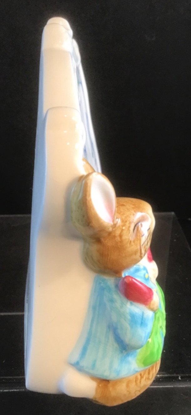 Schmid Beatrix Potter Collectibles Advertising Sign Store Display Porcelain VTG