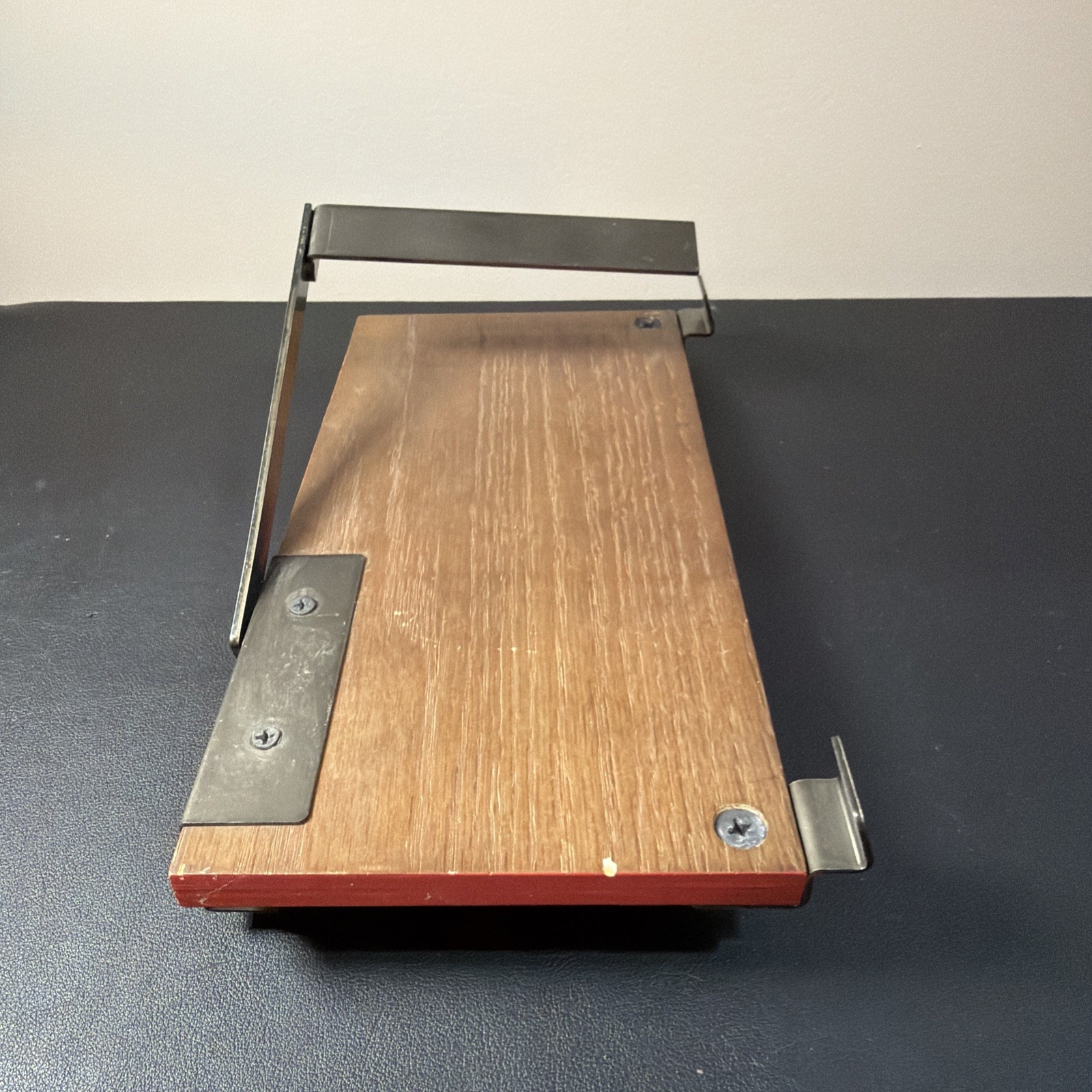 Vintage New Balance Single Shoe Display Shelf Wood – Please Read Description!