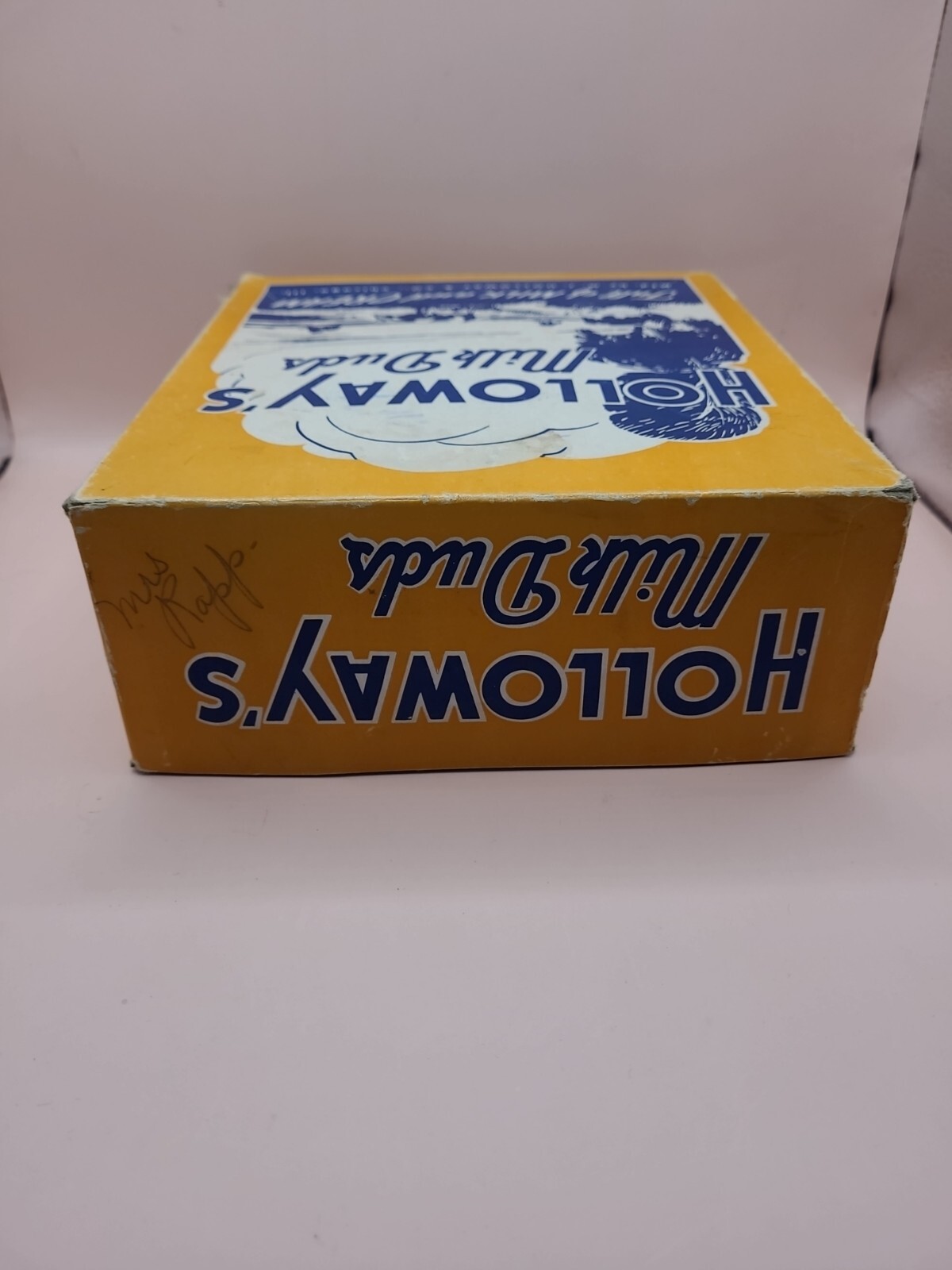Vtg 50’s Holloway’s “Milk Duds” Display Box – RARE- Used, Fair Cond