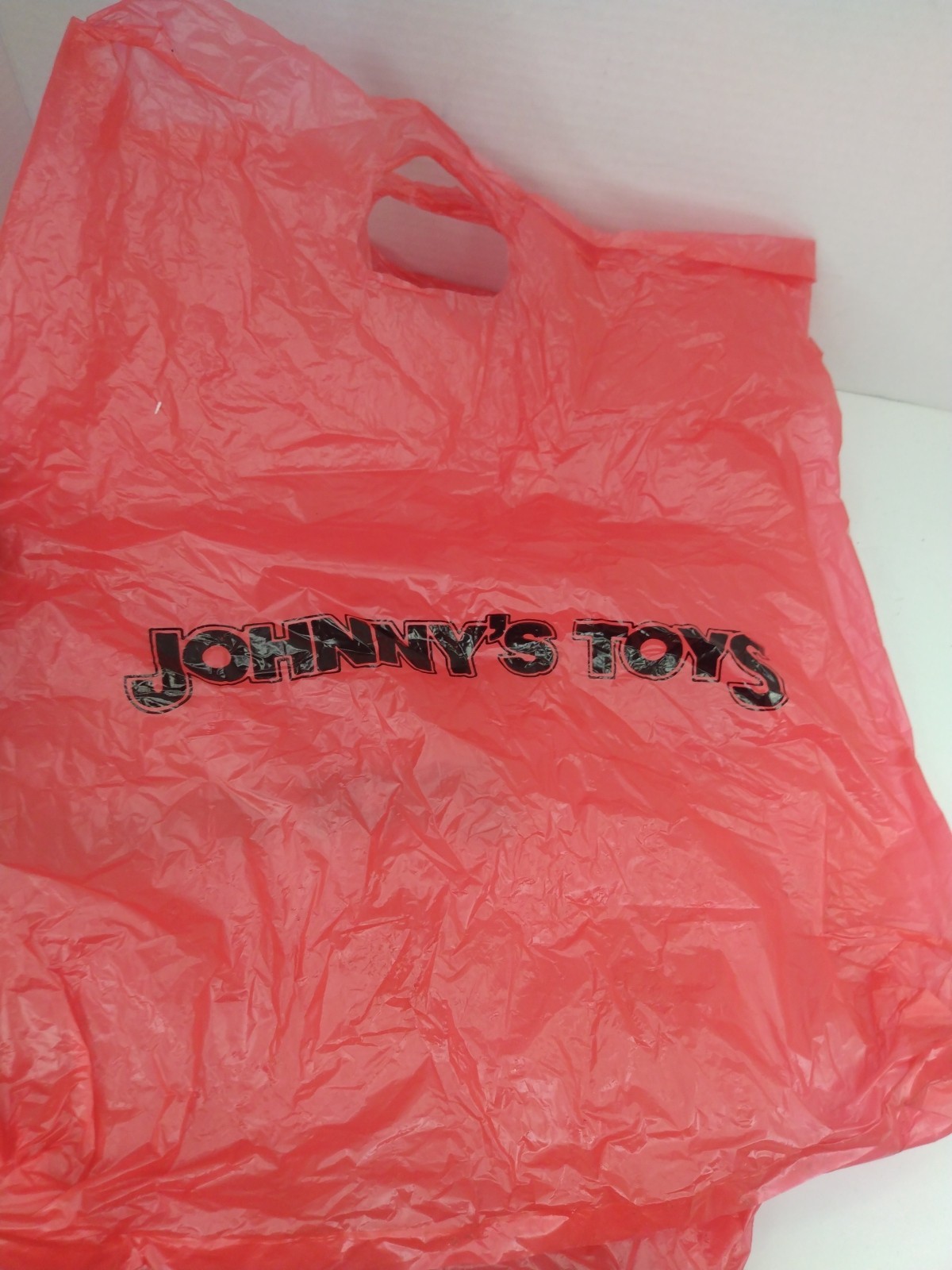 Used Vintage Lot Of 5 Red Johnny’s Toys Latonia Kentucky Shopping Bags