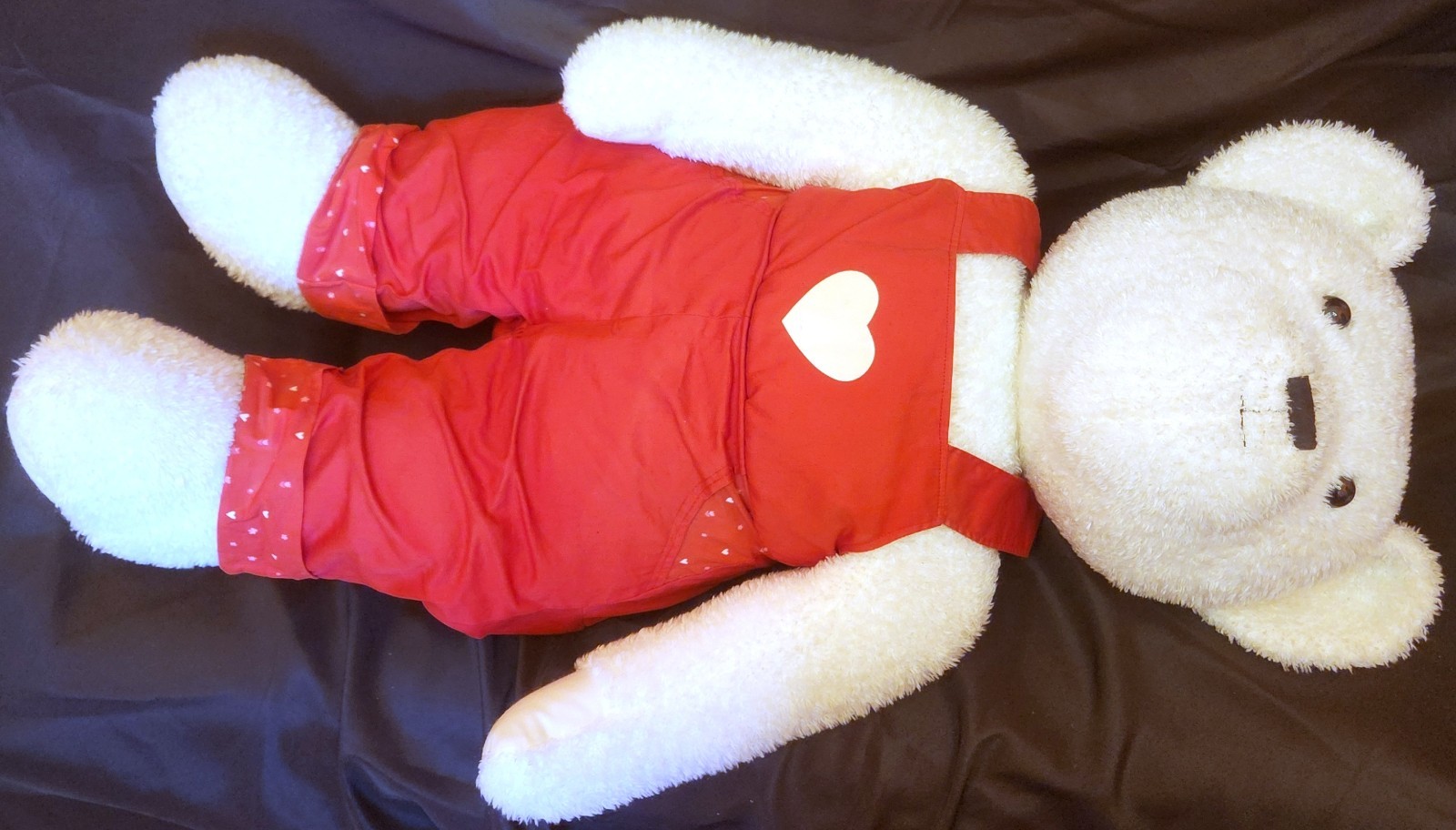Hallmark 36″ jumbo display PLUSH MAGNET KISSING BEARS Valentine Day HEAD DETACHD