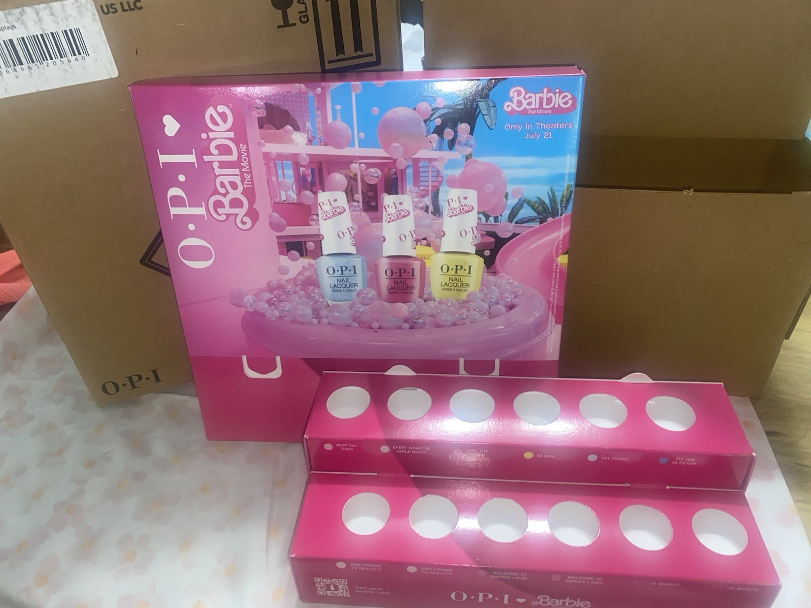 OPI Barbie The Movie 2023 Nail Polish Display EMPTY DISPLAY ONLY