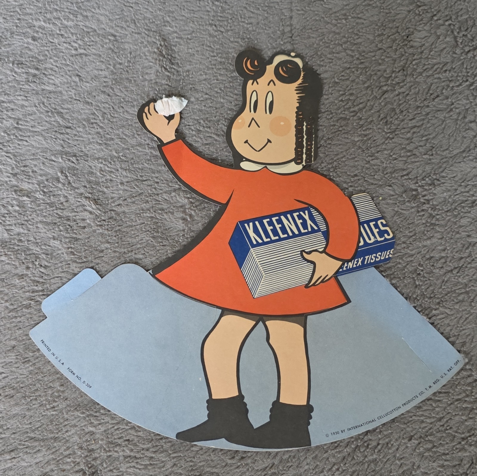 Vintage Little Lulu & Tubby Kleenex Advertising Display Lot – 1940s – 1950s