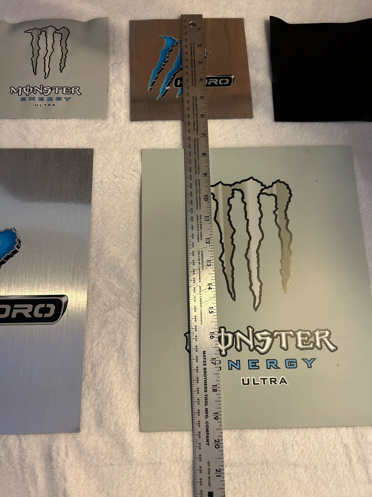 Monster Energy PVC Panels from Store Display. Lot Of 6