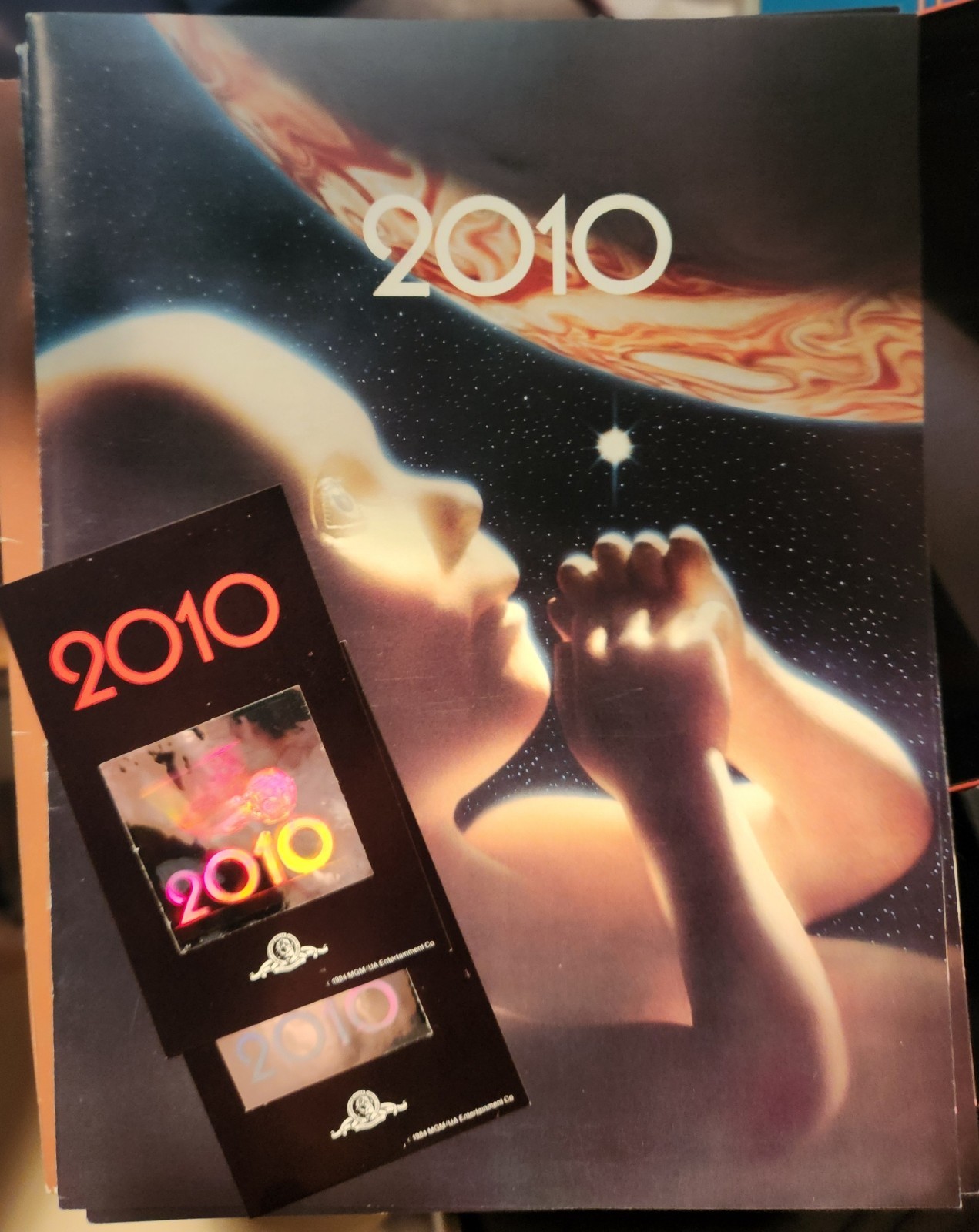2010 Year We Make Contact Standee Video Store Program Arthur C Clarke Odyssey 2