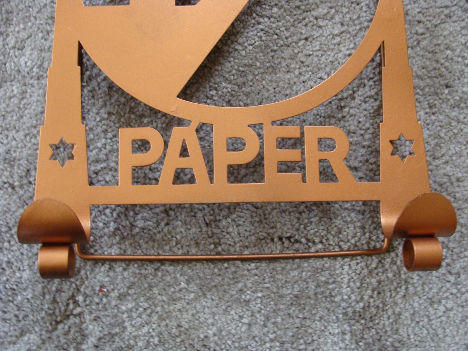 RARE Vintage Antique Metal Paperboy Newspaper Display Rack Store Counter Display