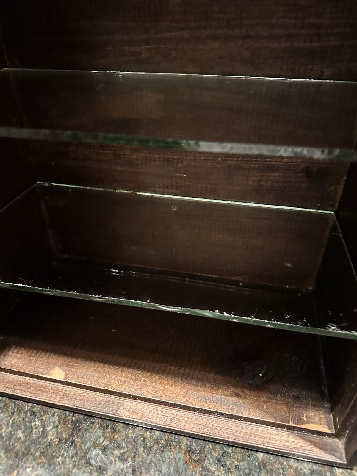 Antique Roux Lash & Brow Tint Beauty Salon/General Store Cabinet Display Case