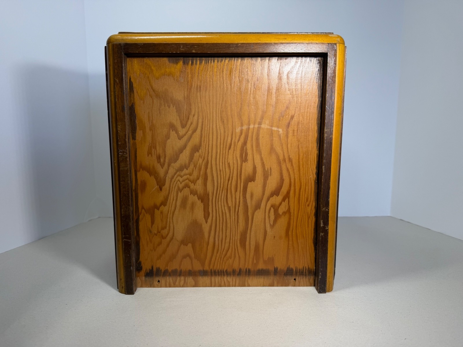 Antique Wooden ACE Combs Store Display Cabinet 4-Drawer, 2 Glass Sides Beautiful