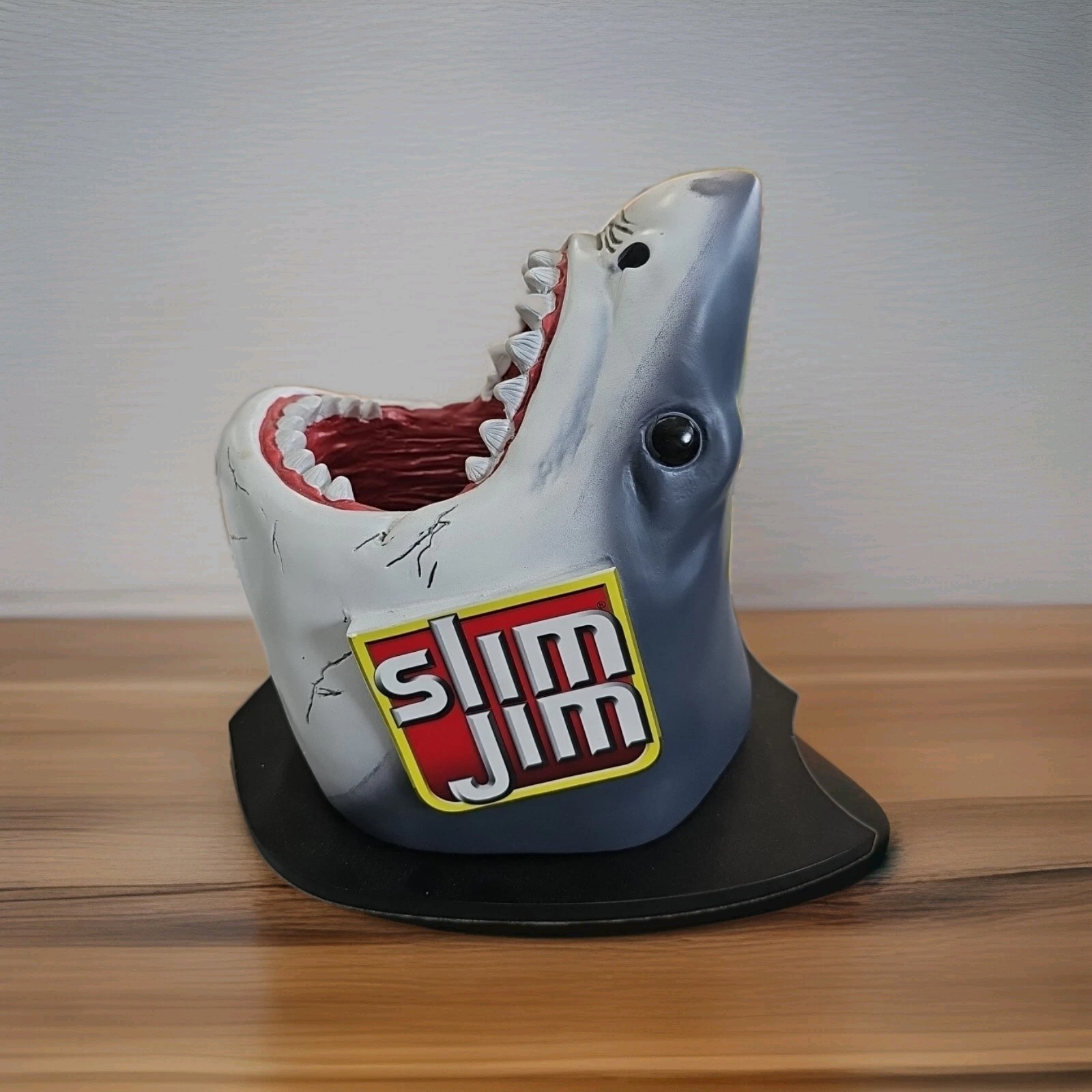 SLIM JIM Promotional Jaws Great White Shark Head Wall Mount Display – New In Box