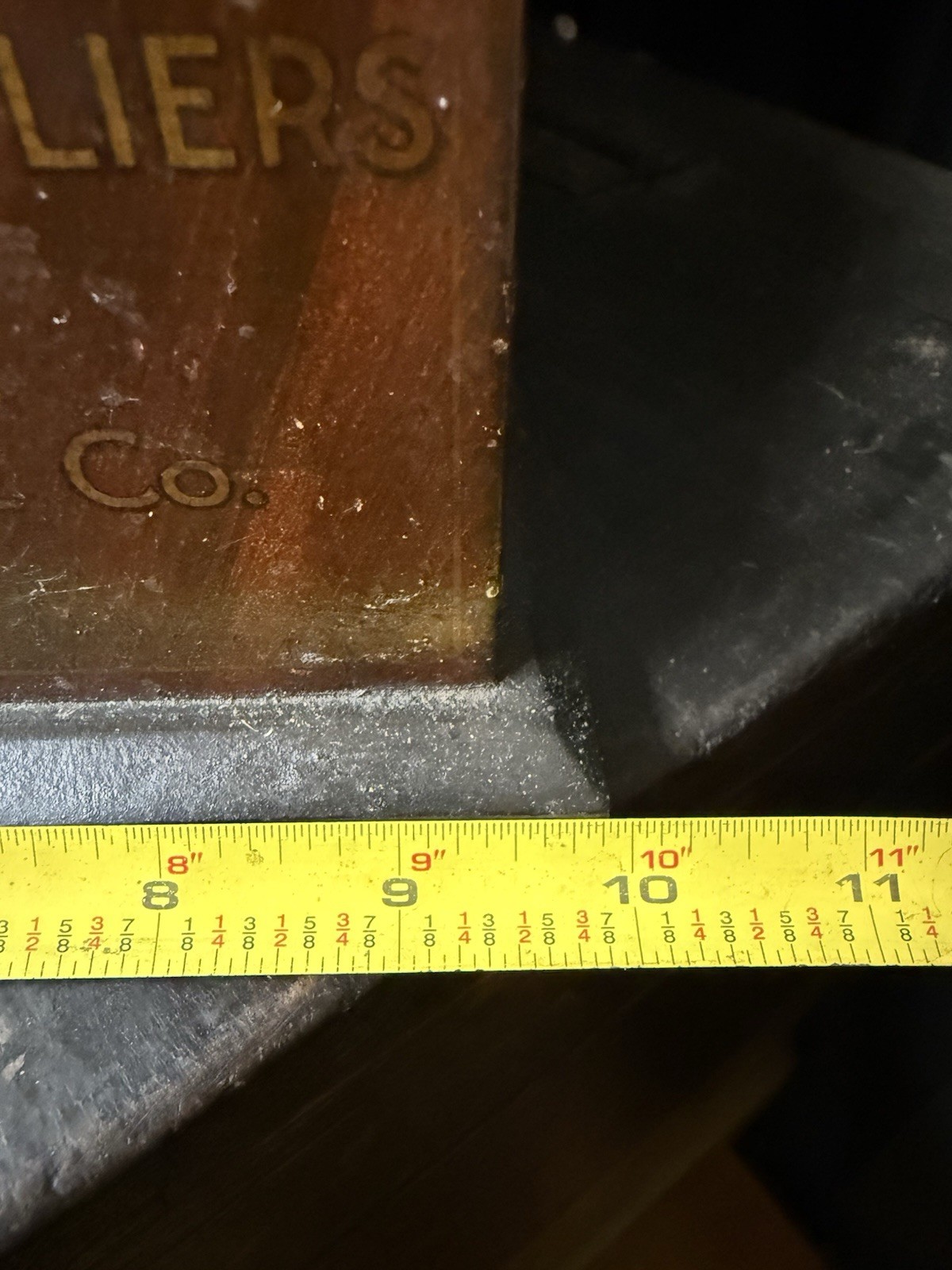 Antique Utica Drop Forge & Tool Co. Plier Hardware Store Display Cabinet