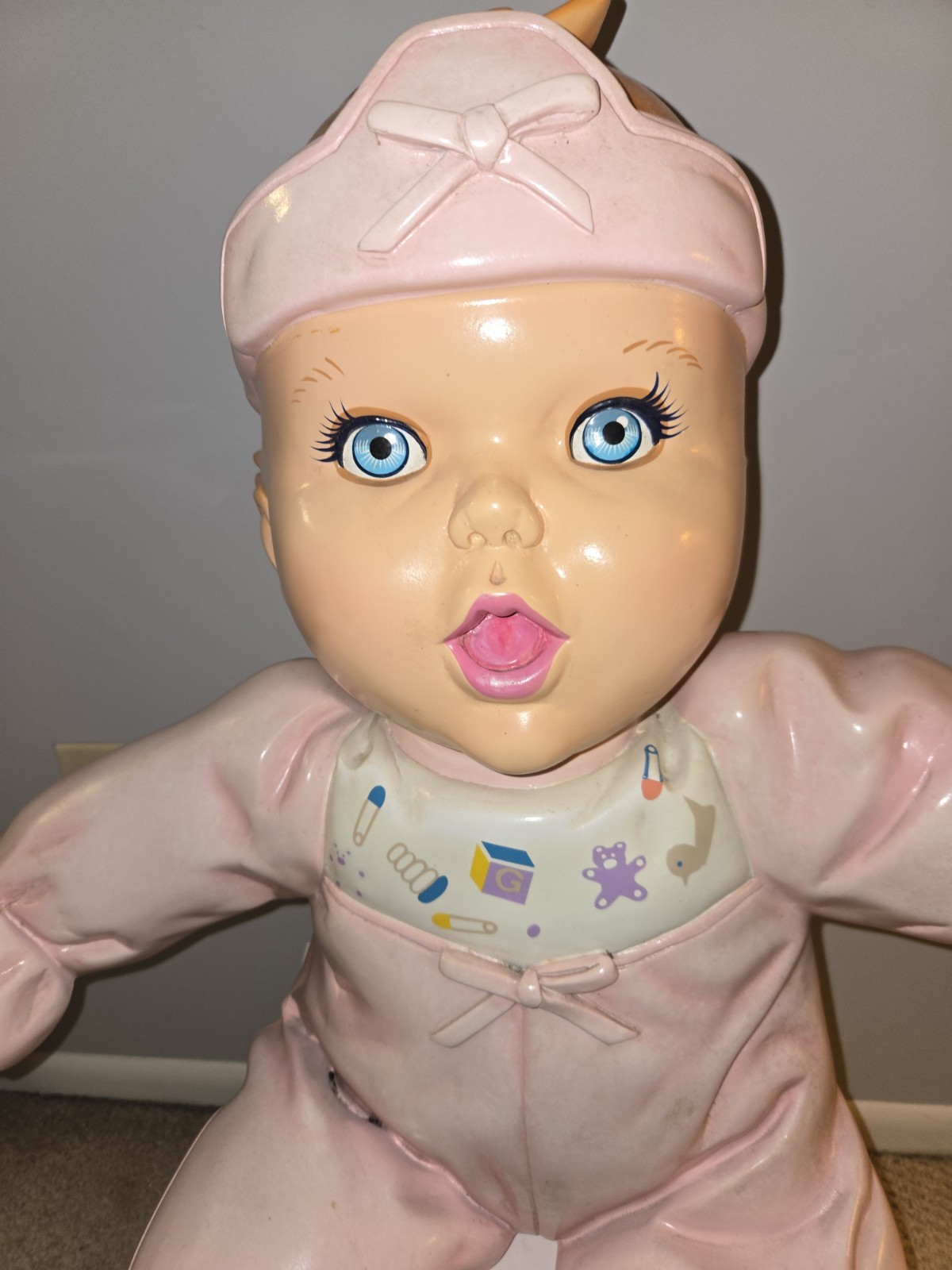 Vintage Gerber Baby 90’s Store Display Huge On Pedastal 40″ Rare