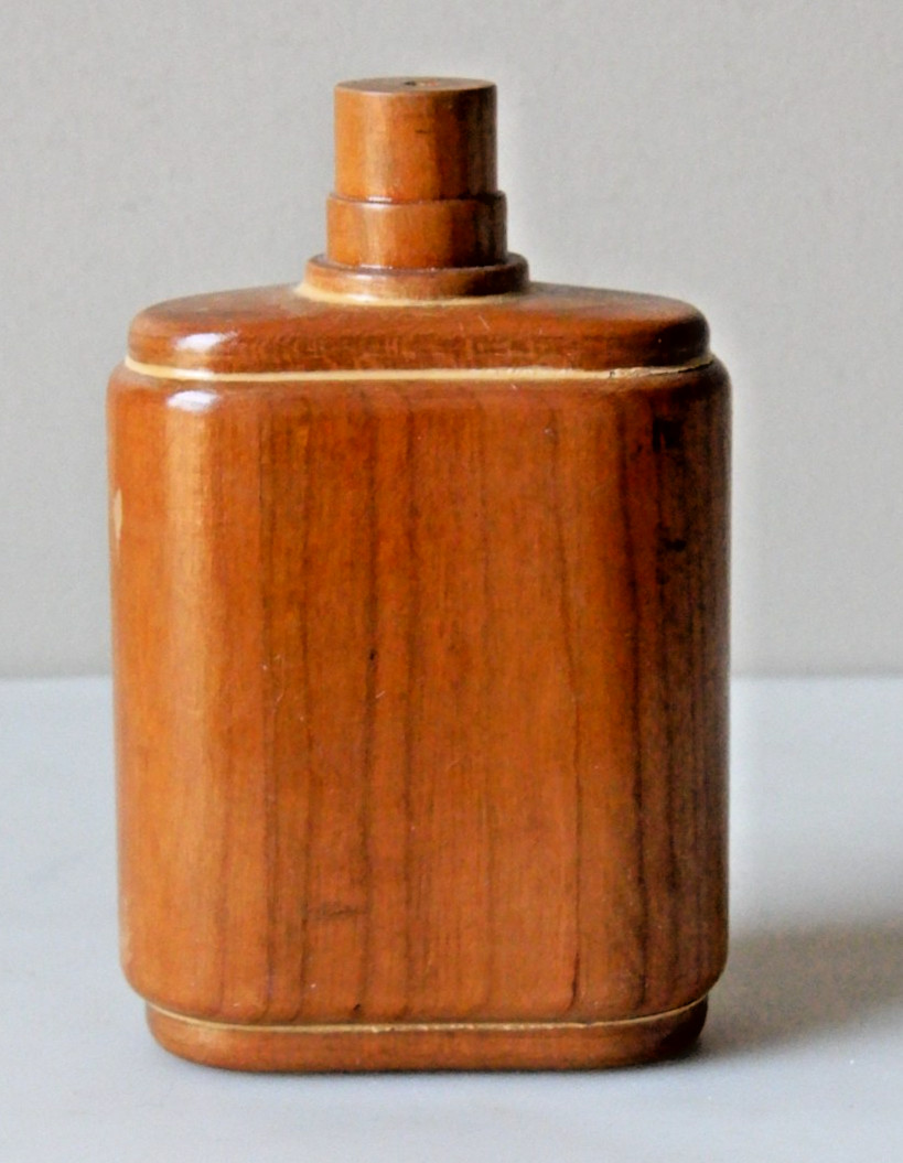 Wood Turned Perfume Store Display 4 1/4″ x 2 5/8″ x 1 1/4″