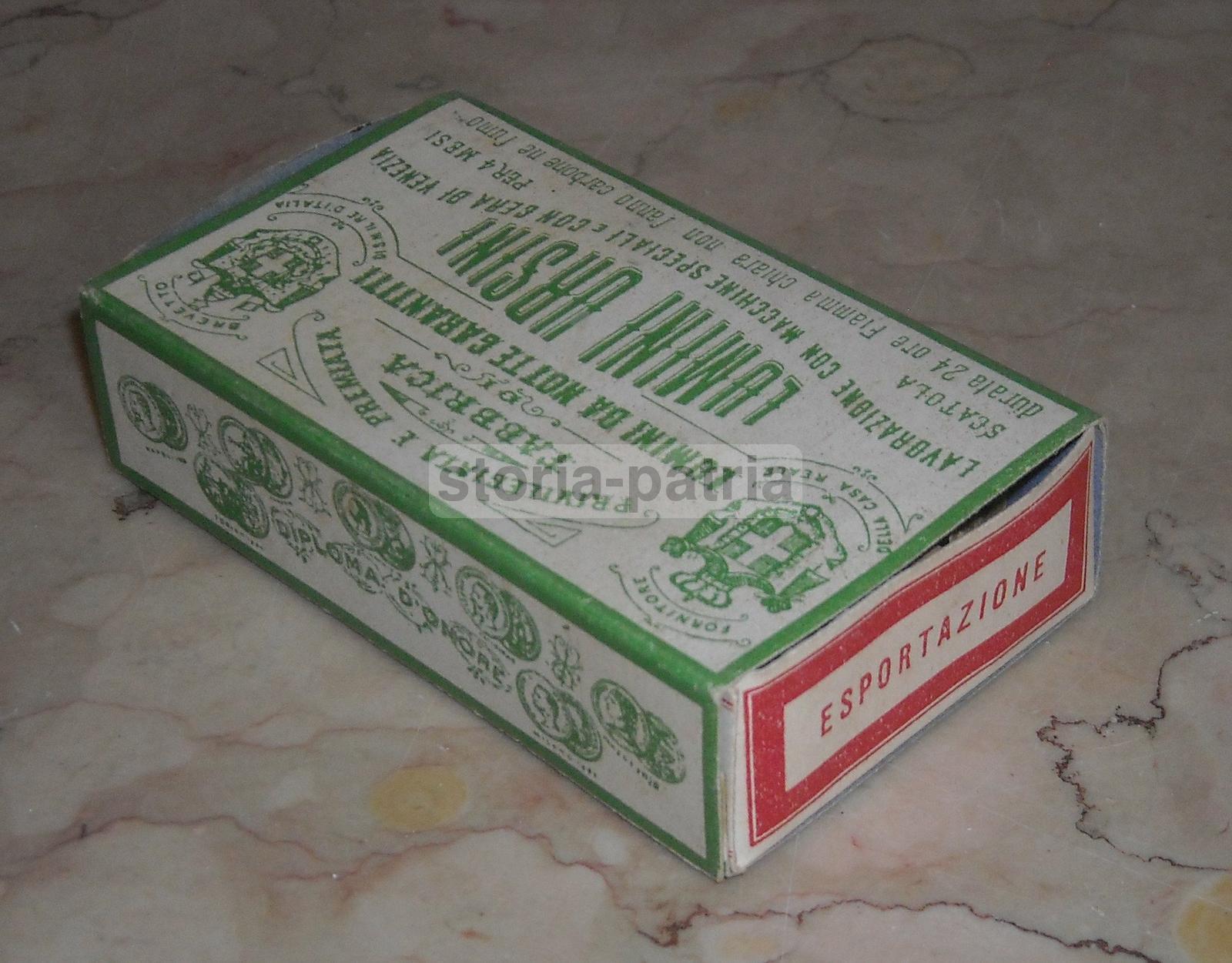 NAPLES_LIGHTING_FACTORY URSINI_HERALDRY_SAVOY_ADVERTISING CASE