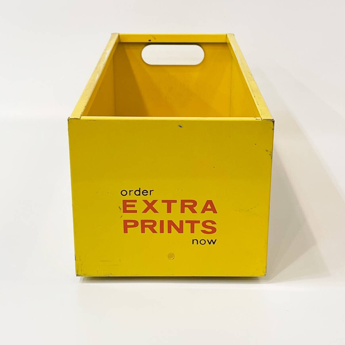 Vintage Kodak Metal Container Store Display Camera Film File Box From Japan