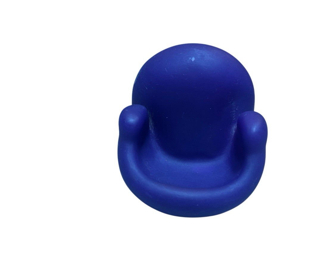 Vintage Old Navy Rubber Purple Chair Toy Advertising Promo Novelty RARE