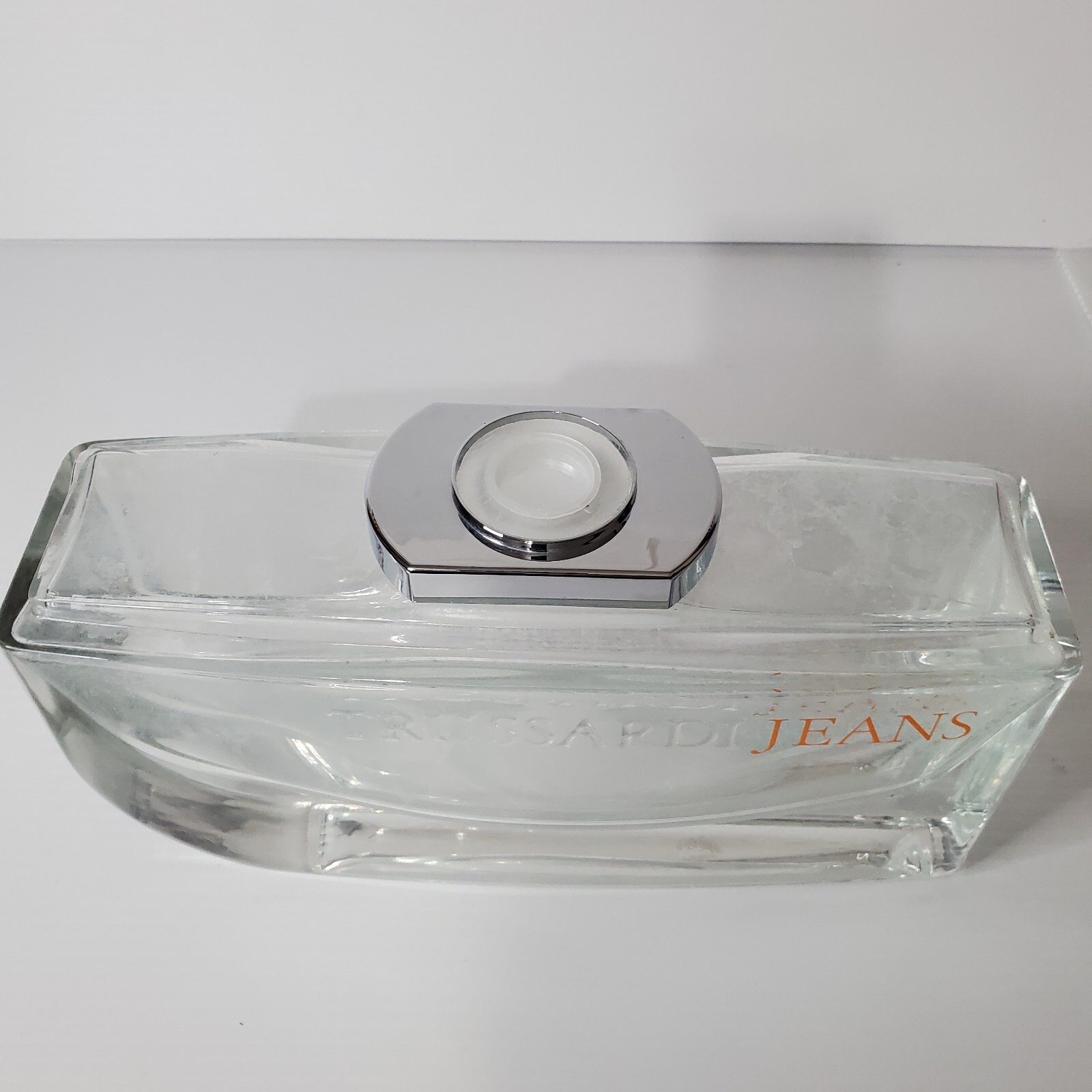 Trussardi Jeans Eau De Toilette For Women Empty Store Window Display Bottle