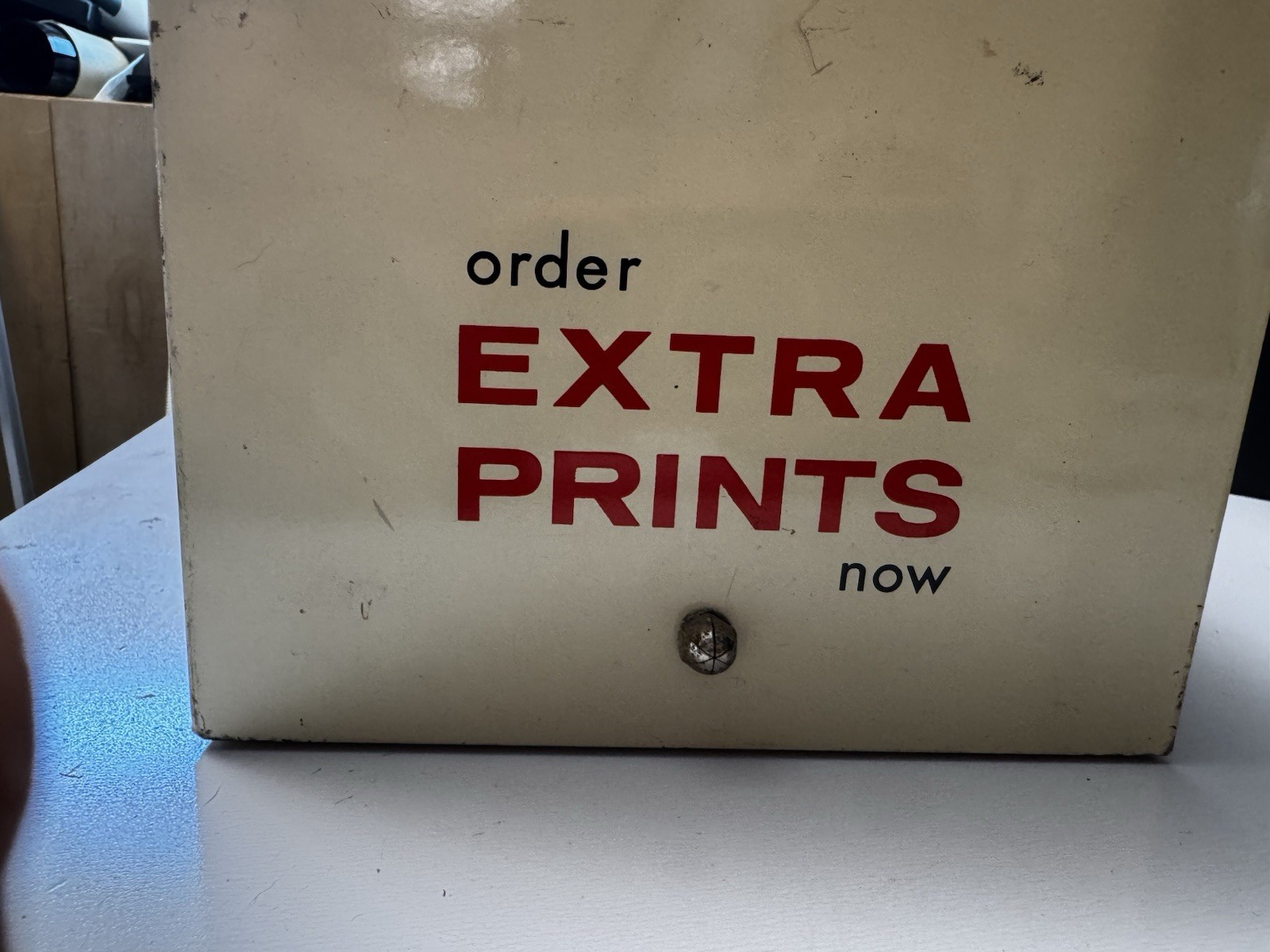 RARE Vintage Kodak Metal Film & Print Processing File Display Box