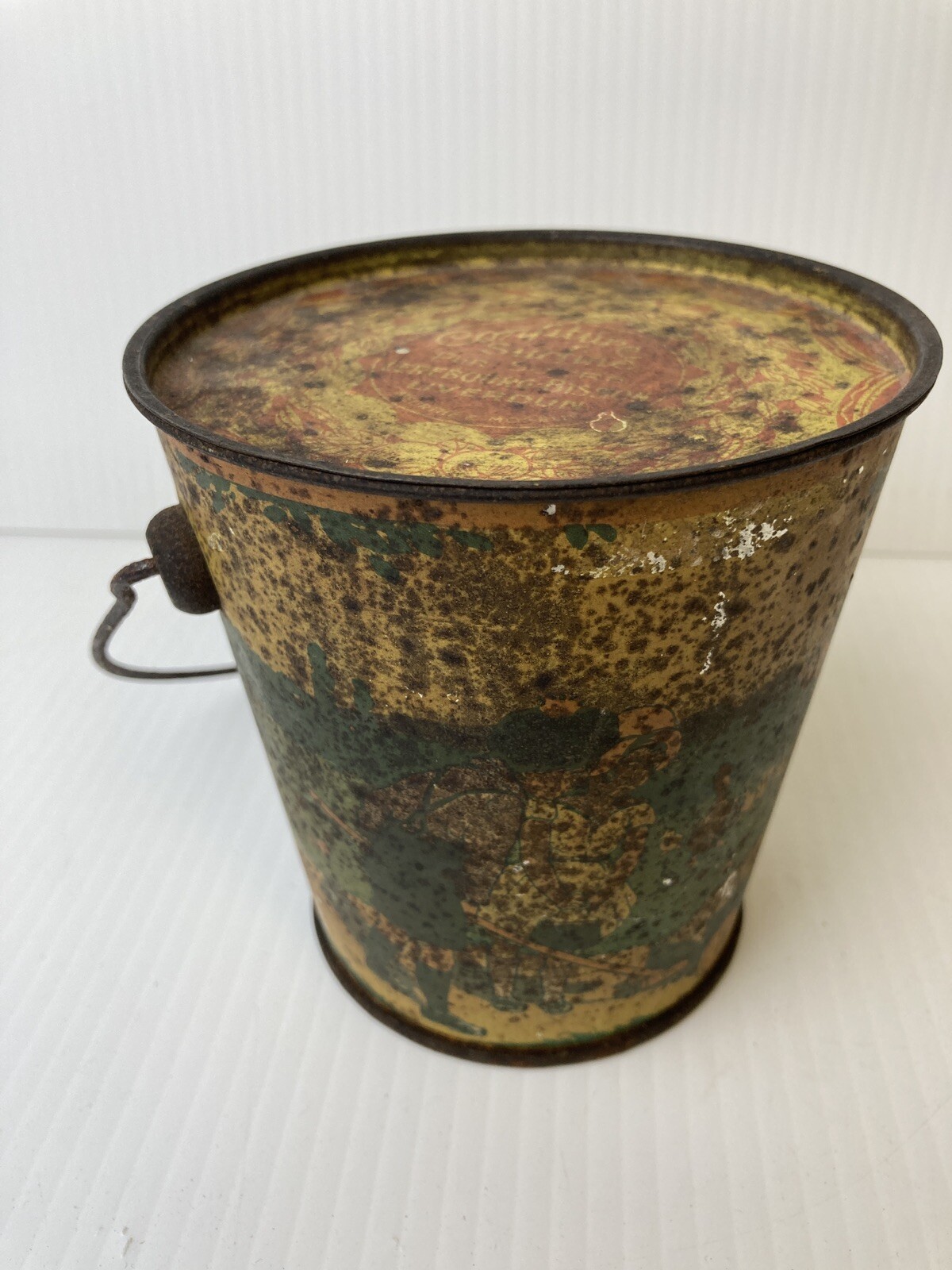 Antique German Advertisement Tin Pail – C4-103