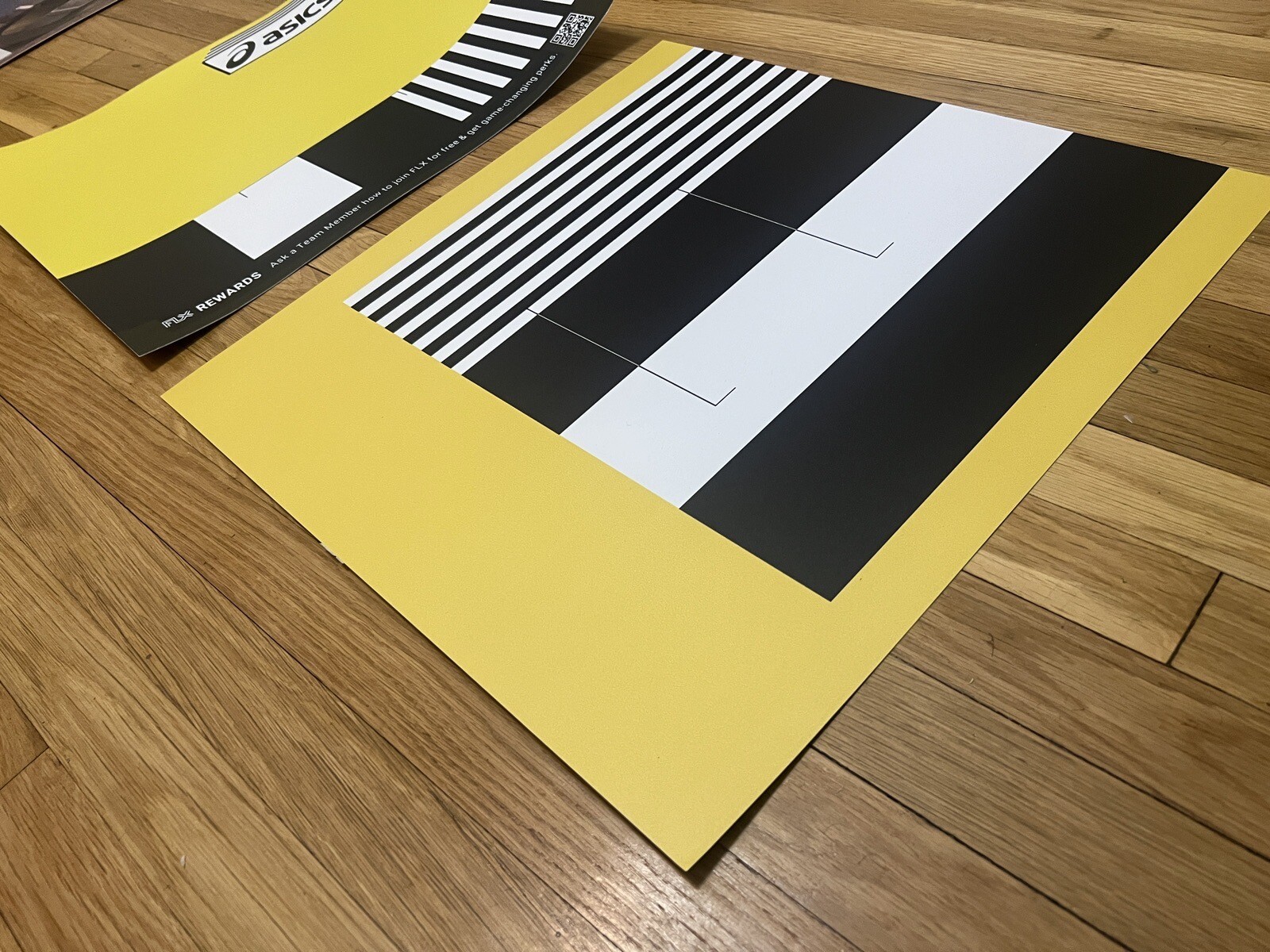 ASICS In-Store Display Vinyl Sign Poster – 21×21 – Sneakers – SET OF 2 Different