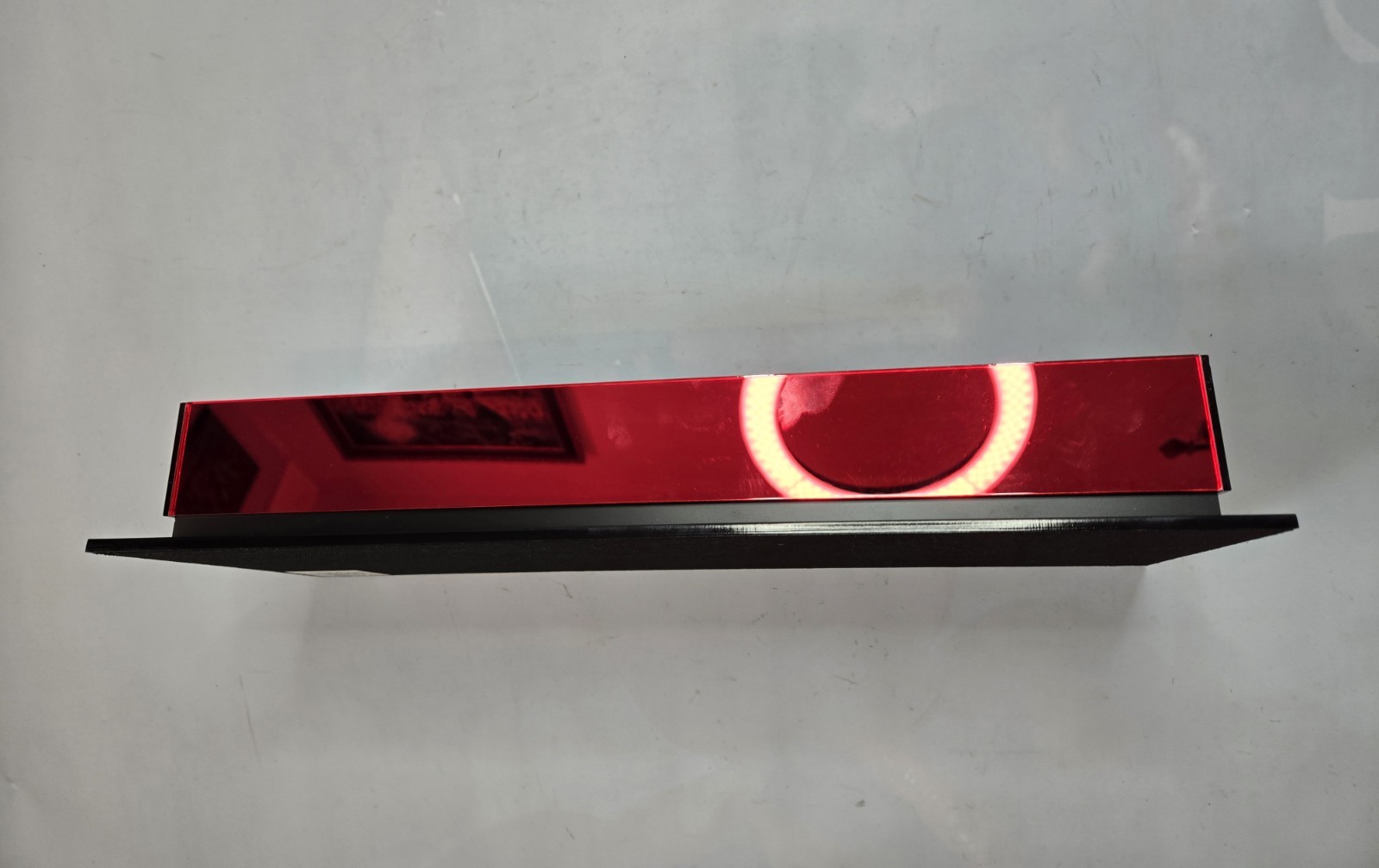 RAY-BAN RED BLACK FIVE PIECE LOGO DISPLAY UNIT IN PLEXIGLASS MADE IN ITALY (A)
