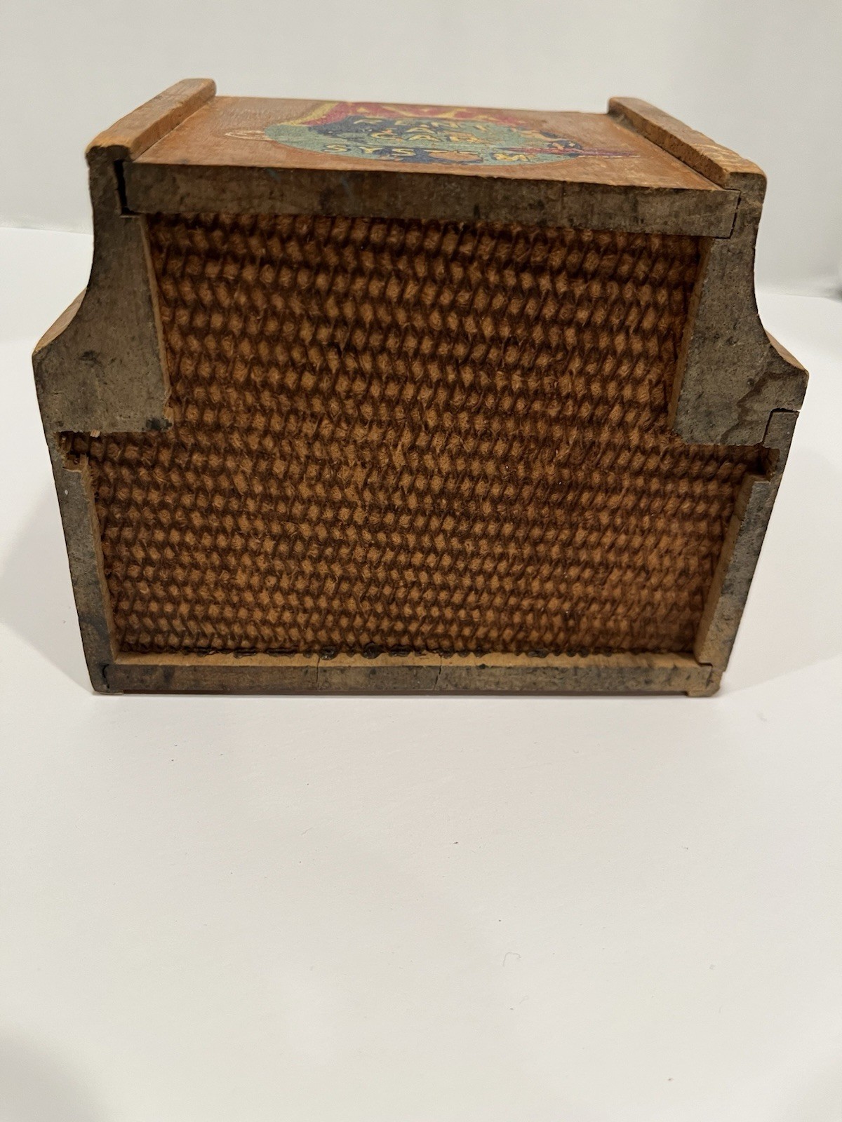 Avis Rent A Car Rare Vintage Wooden Pamphlet Display Holder