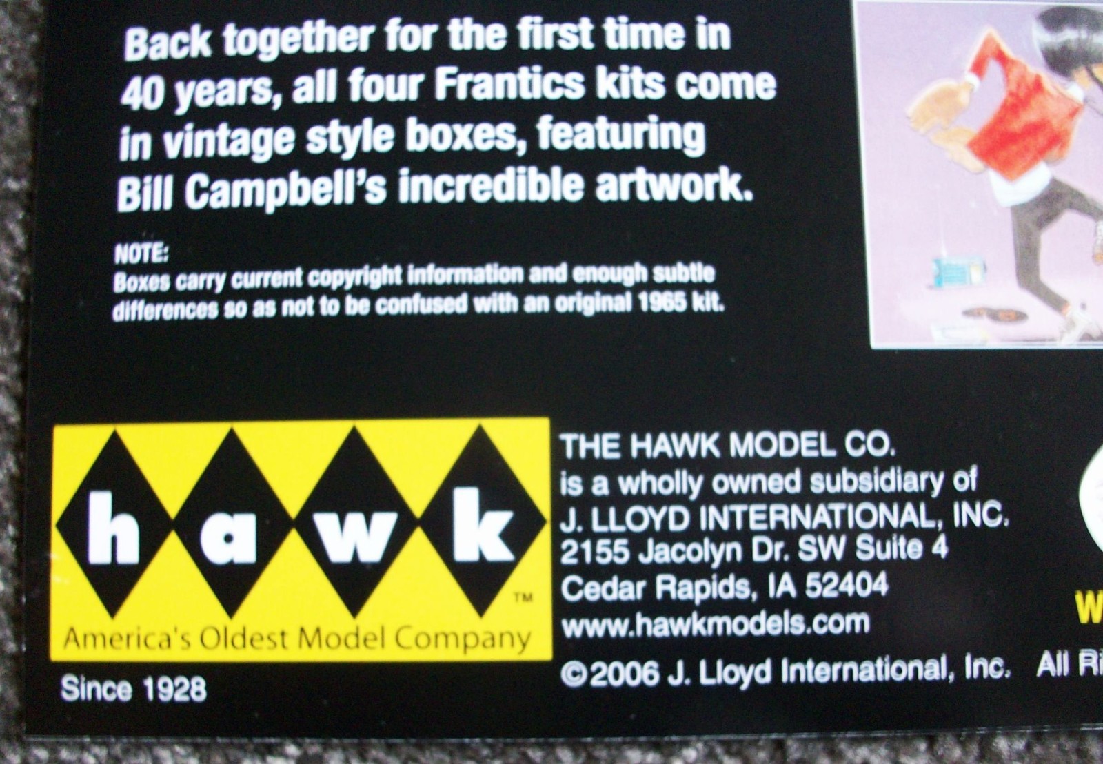 Hawk Weird-Ohs Model Kits Figures 2006 Store Display Flyer Poster Ad Monster Rod