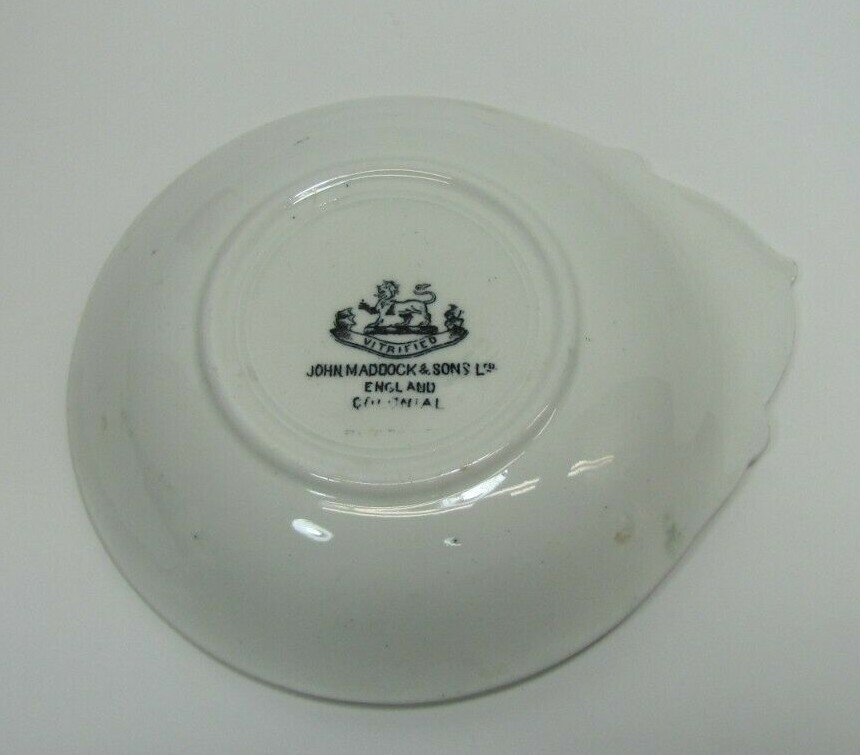 THE HUDSON LUNCH Antique Restaurantware Condiment Dish Bowl Steamboat River