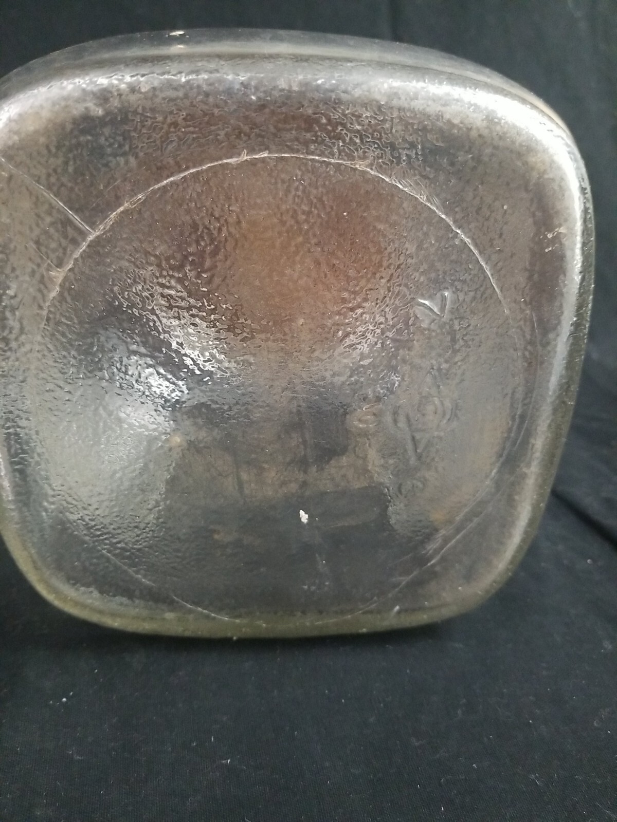 Lot Of 2 Antique Hoosier Libby LG Glass Jars With Lid