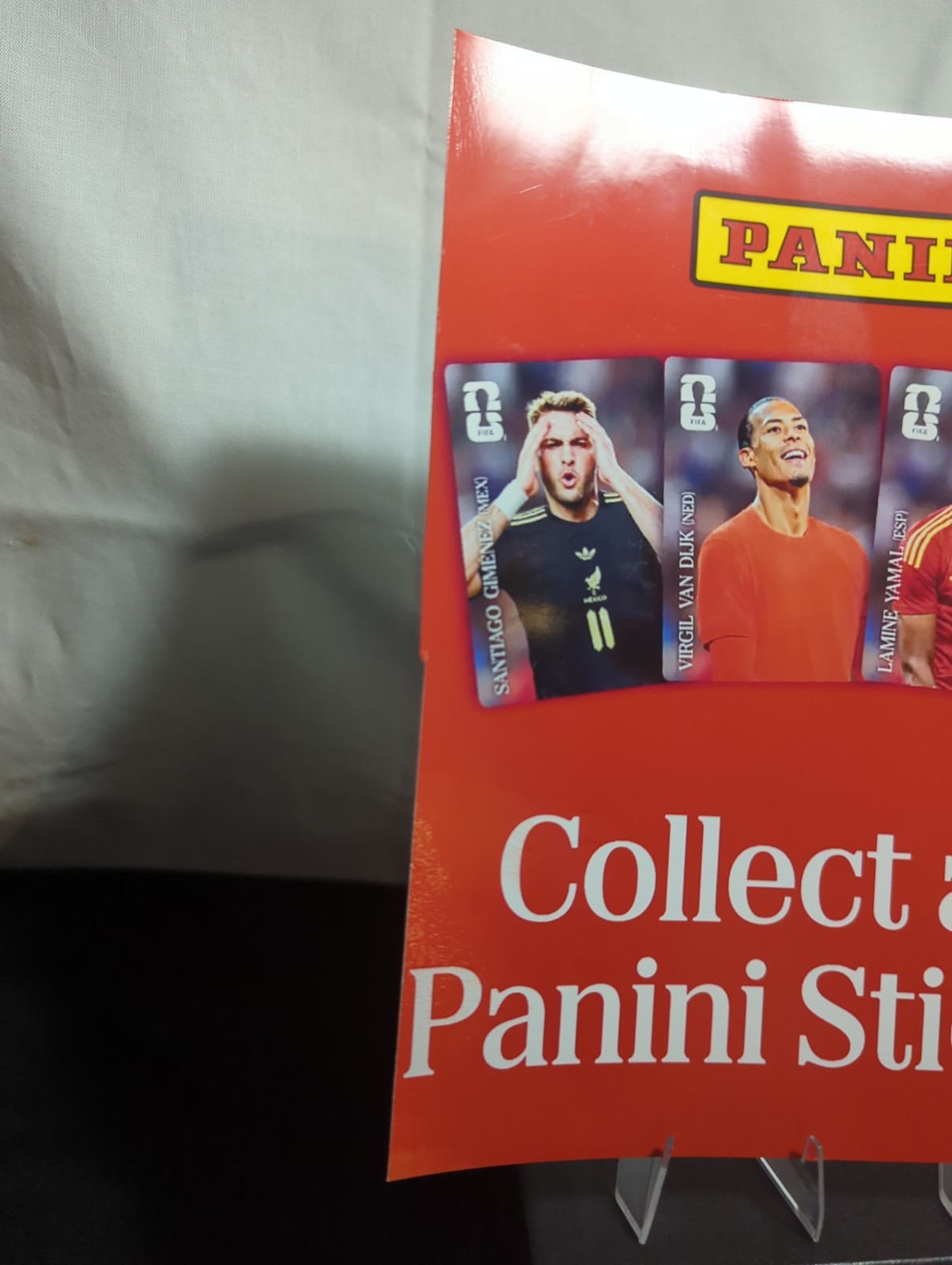 Panini FIFA World Cup 26 Coke Advertisement 8″X 8″ Kodak Paper yamal Cut Side