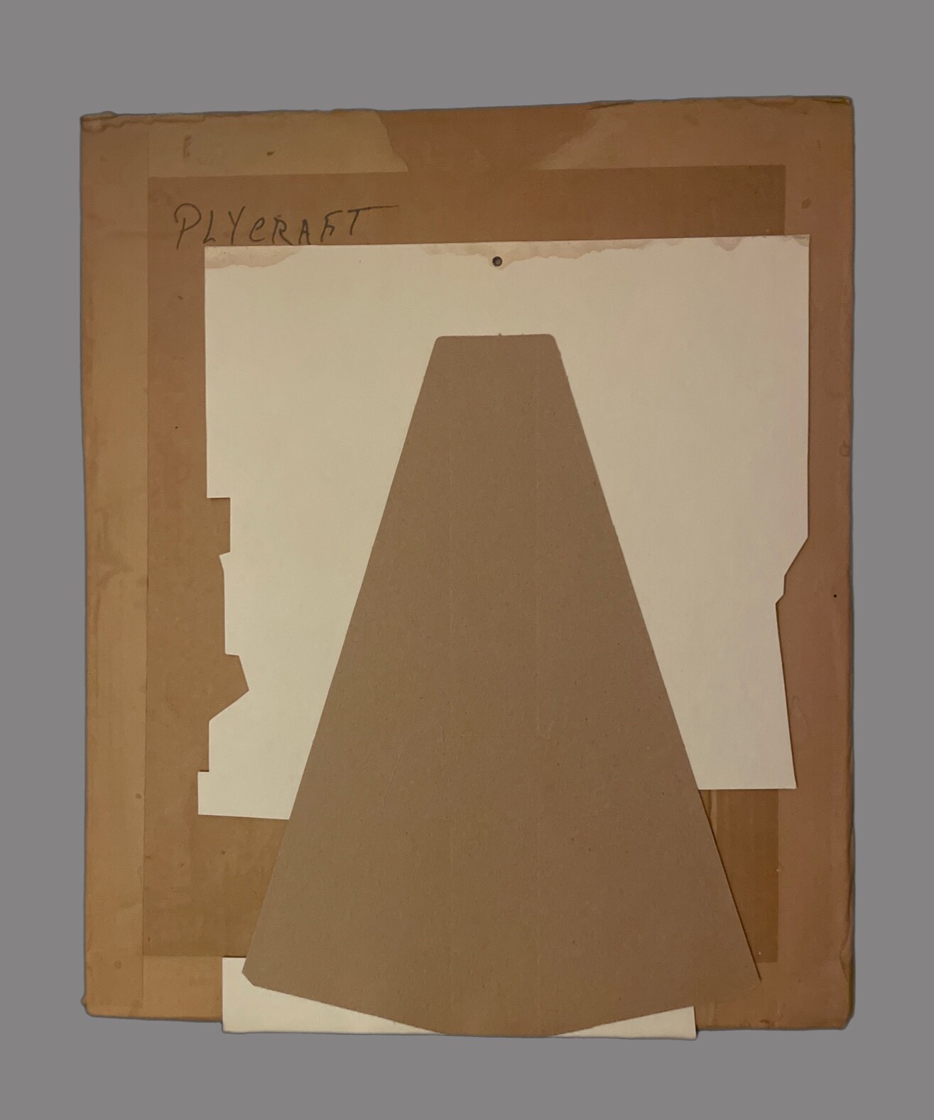 Original Plycraft Chair Store Cardboard Display, Norman Rockwell, New Old Stock