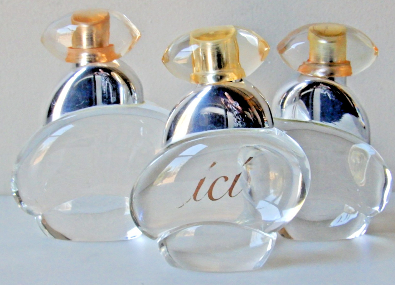 Ici Perfume Store Displays SET OF 3 Empty Display Bottles (Spray) 3 1/2 – 4″ T