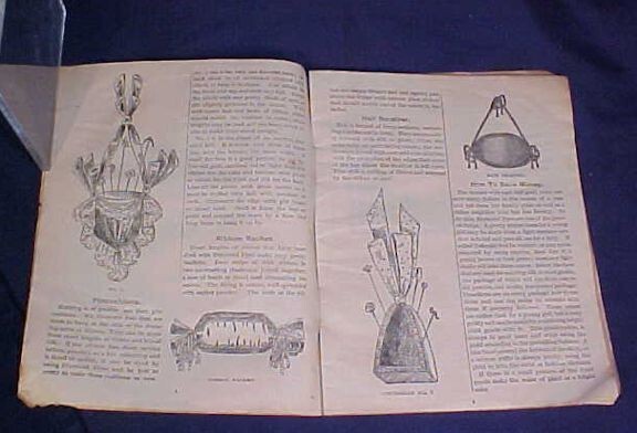 Vintage Fancy Work Art Decorations with Diamond Dyes Catalogue Daggett Wells VT