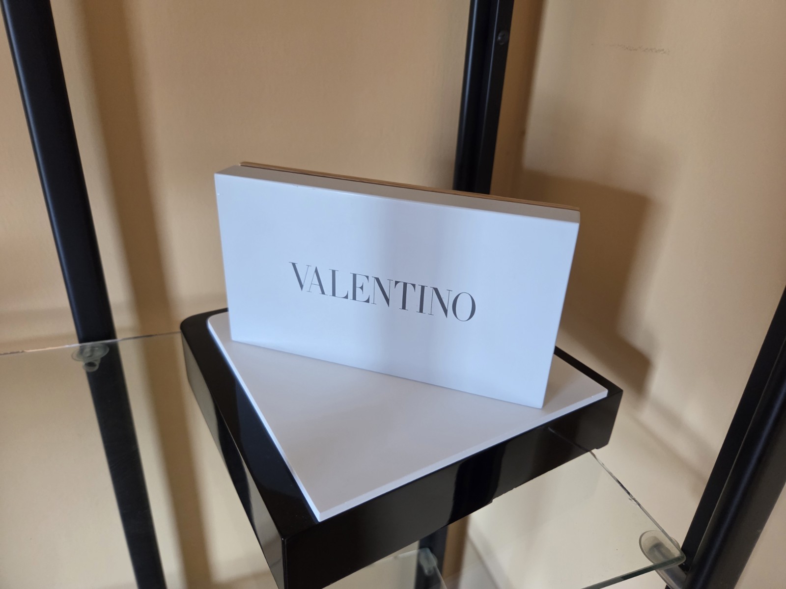 NEW VALENTINO SUNGLASSES EYEGLASSES LOGO DISPLAY SIGH WOOD/PLASTIC WEIGHT 13.6OZ