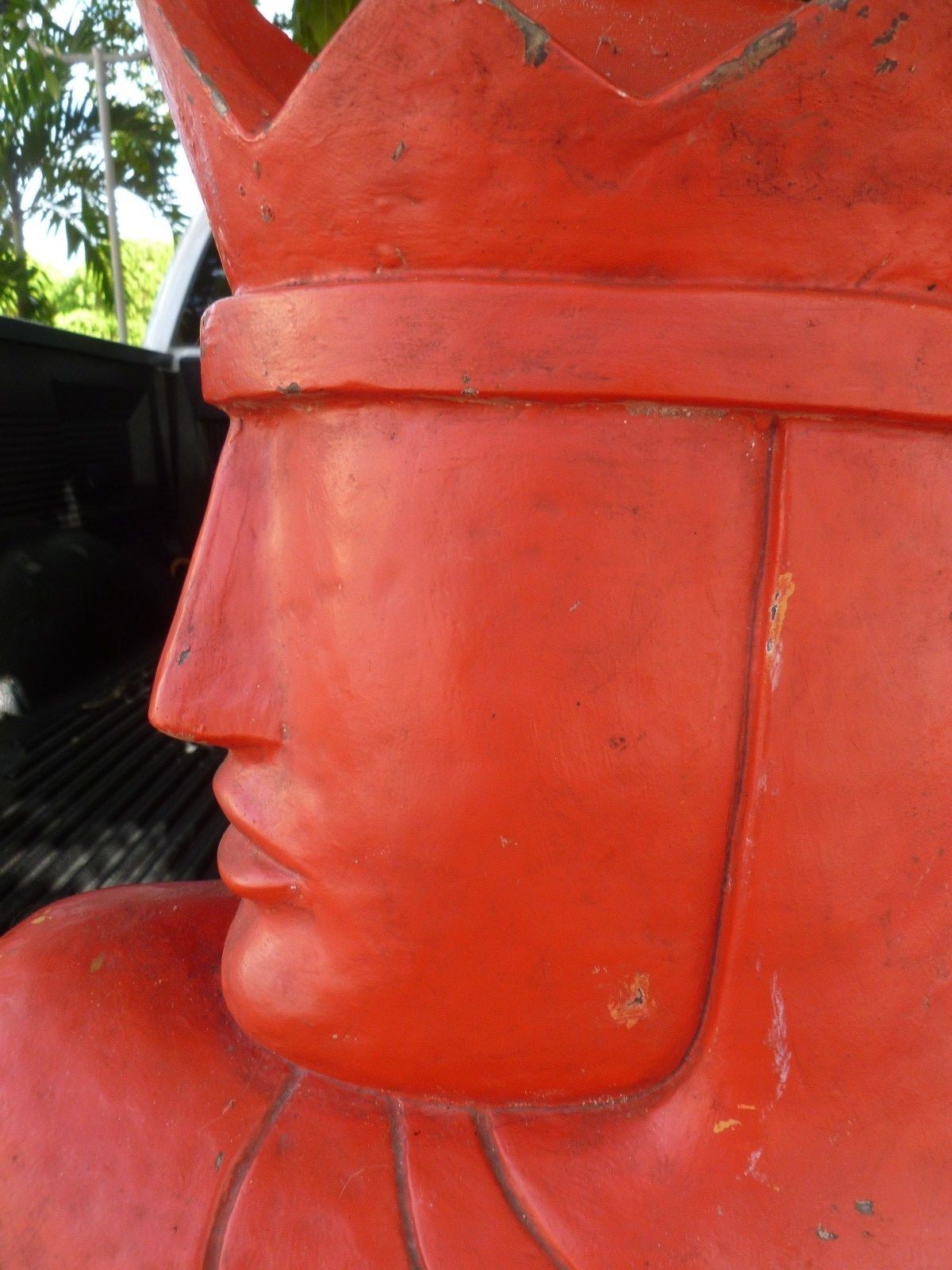 RARE LARGE OVERSIZED LARGE ART DECO STYLE CHESS PIECE KNIGHT ADVERTISING DISPLAY