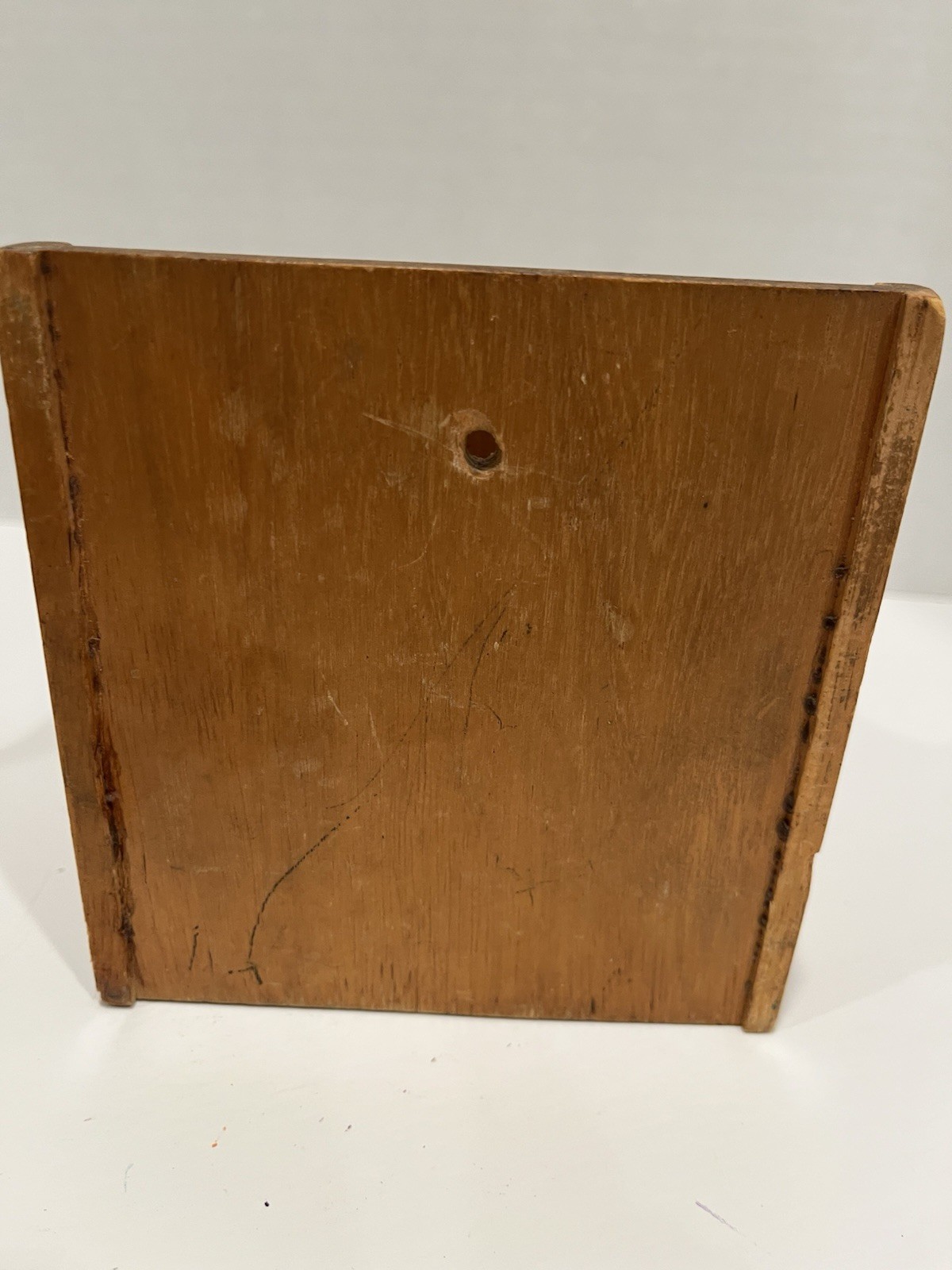 Avis Rent A Car Rare Vintage Wooden Pamphlet Display Holder