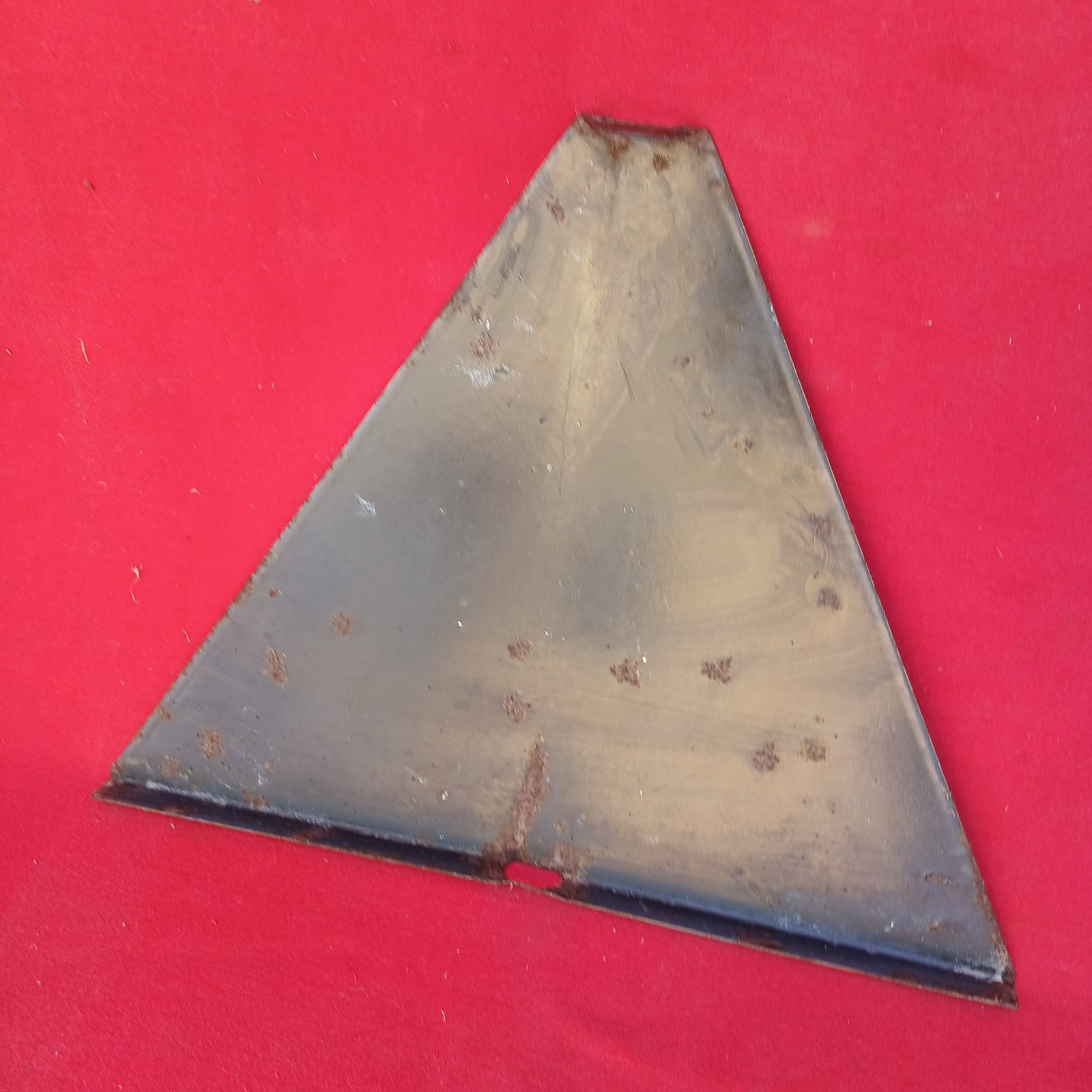 Vintage 1950s France Heavy Enamel Industrial Road Sign