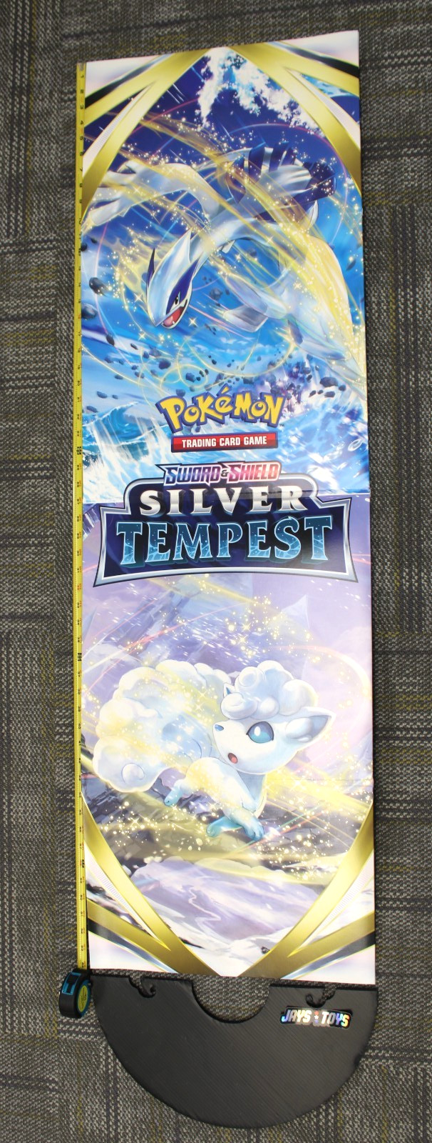 Pokemon TCG Sword & Shield Silver Tempest 54 Inch Totem Display Stand