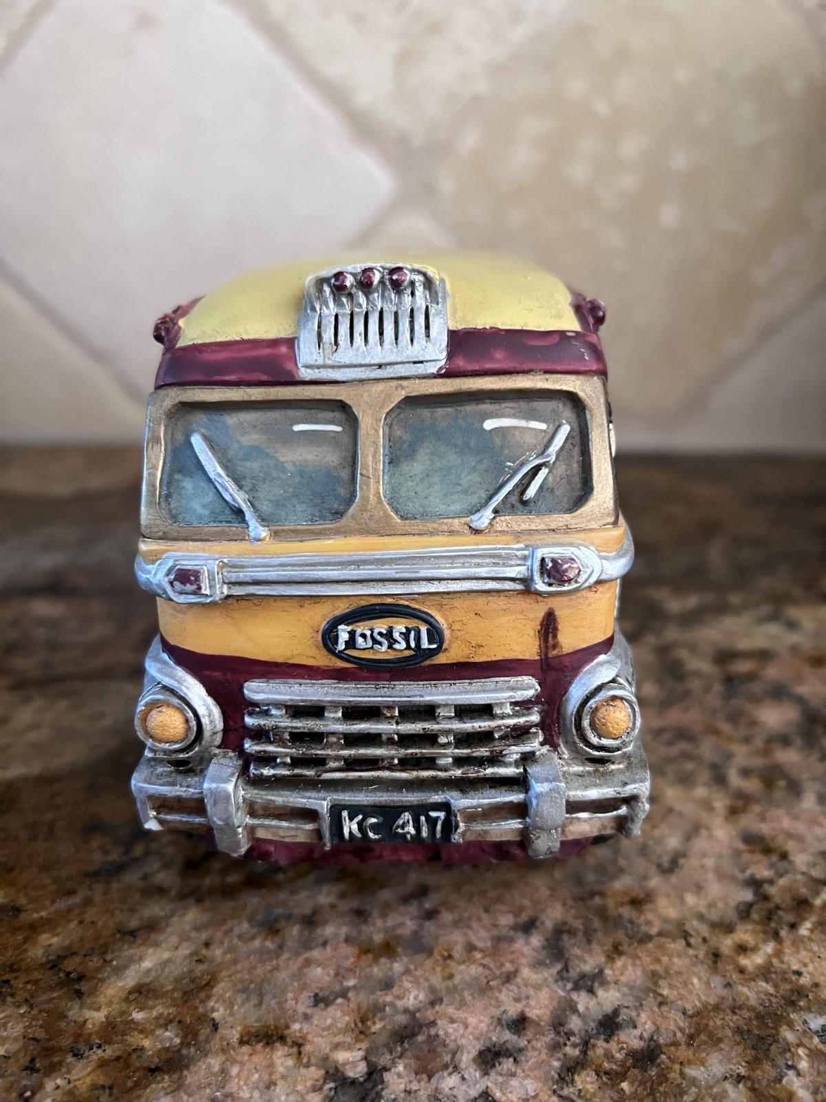 FOSSIL Watch Around The World American Classic Bus 7.5” Promo/Store Display