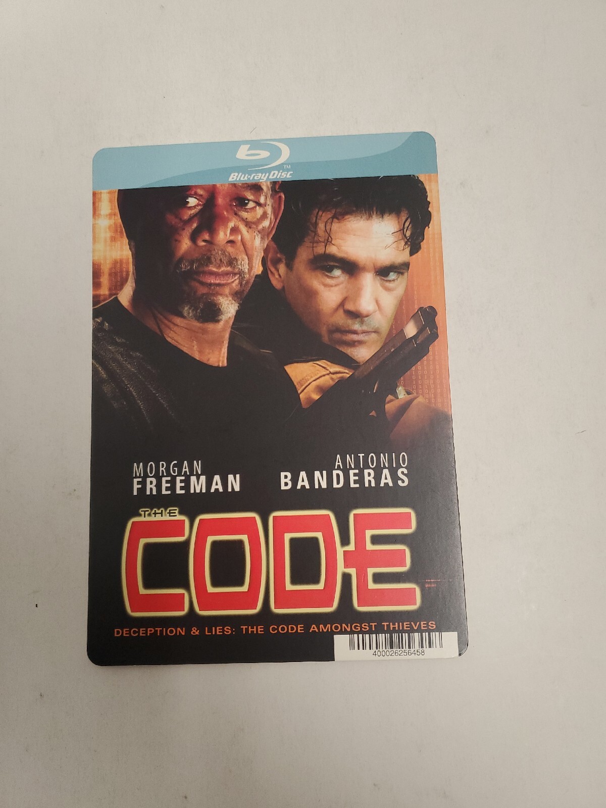 The Code BLOCKBUSTER SHELF DISPLAY BLU-RAY BACKER CARD ONLY 5.5″X8″