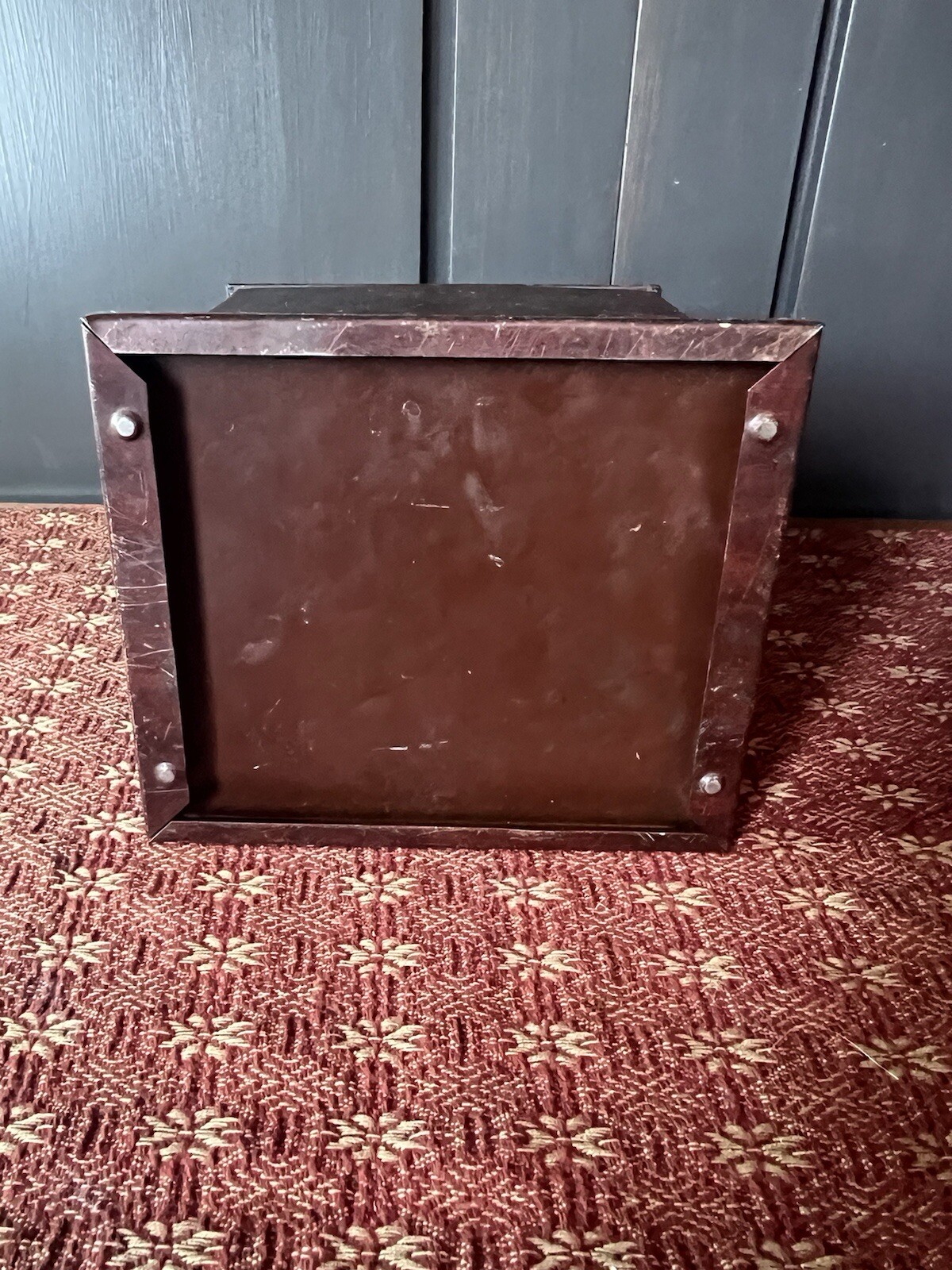 Vintage West Hairnets Display Box Metal
