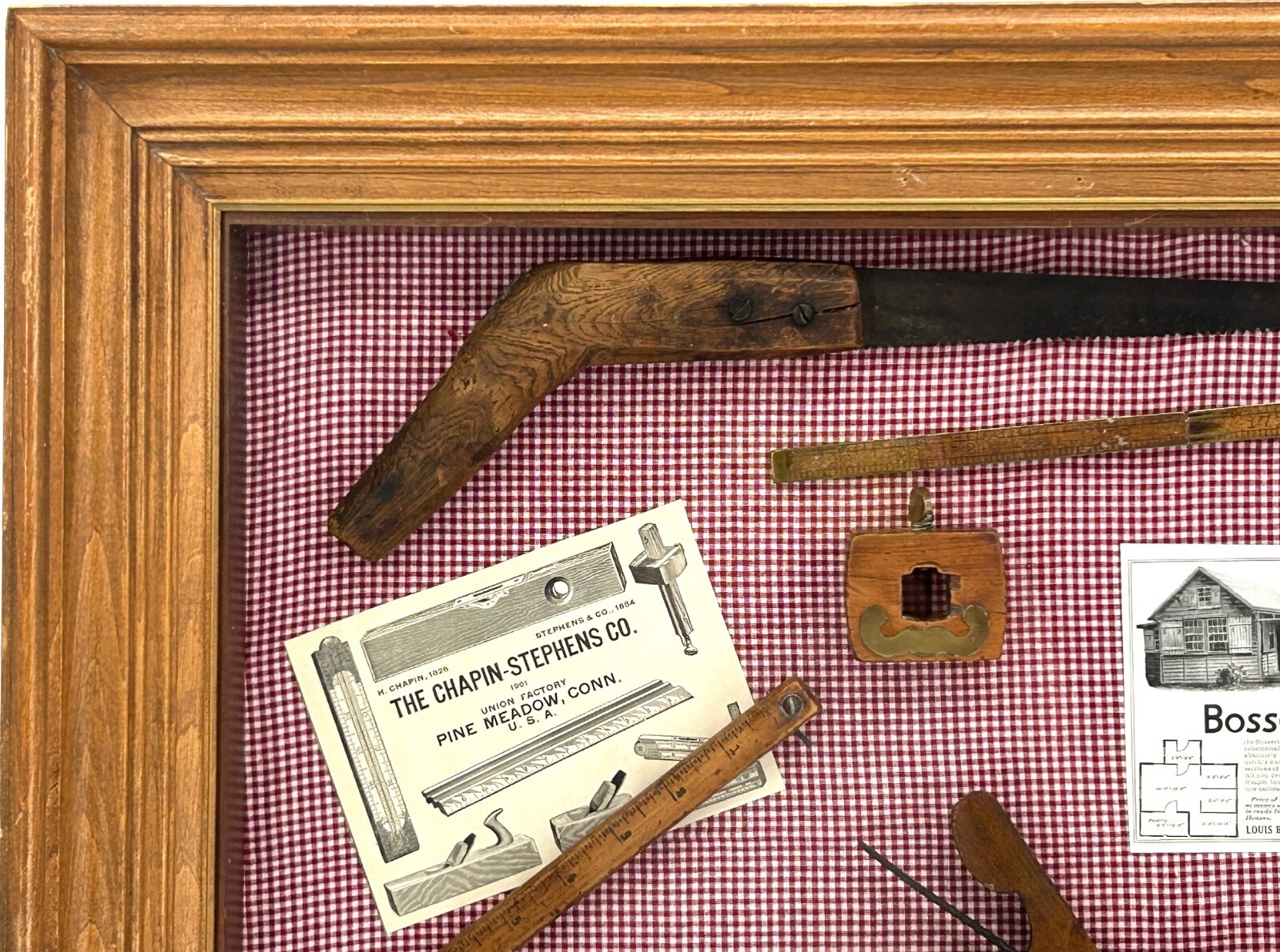 Antique Shadow Box w/ Tool Salesman Samples – CHAPIN STEPHENS COMPANY