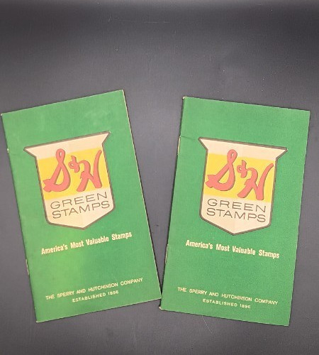 Lot of 18 Vintage S & H Green Stamps Books ~ Never Used