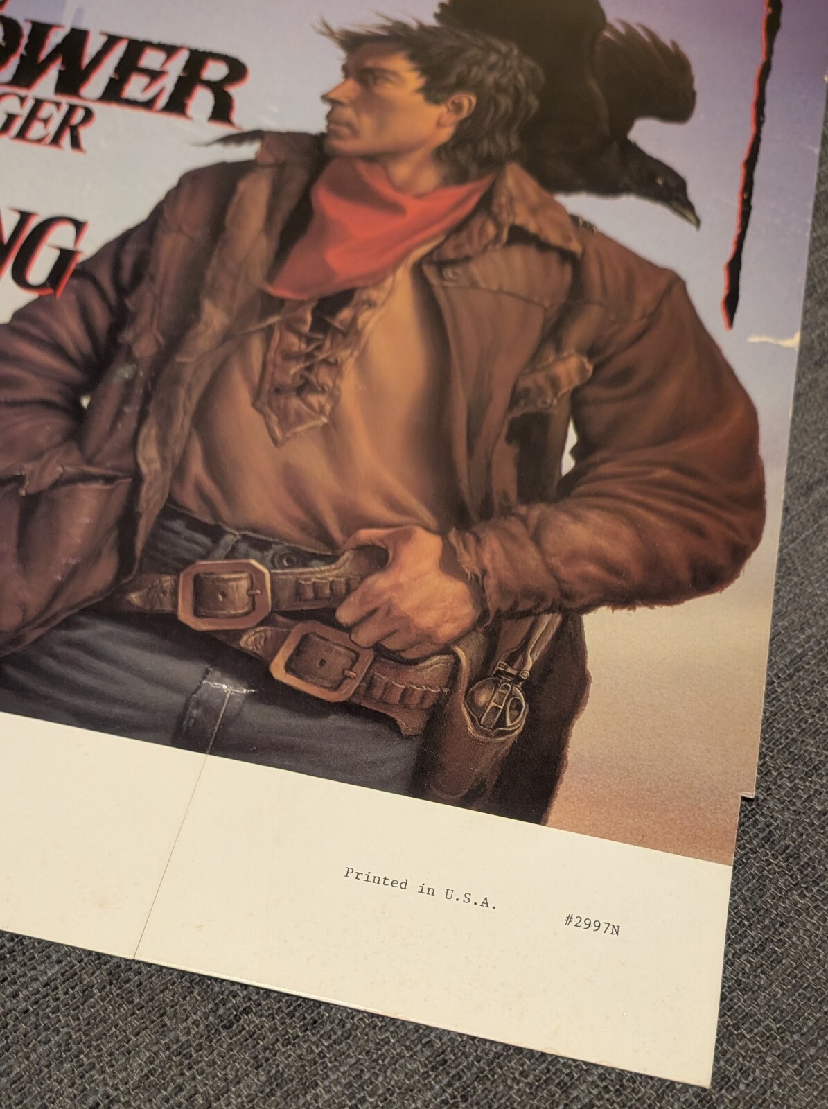 Original 2007 Stephen King The Dark Tower Advertising Book Display Header #2997N