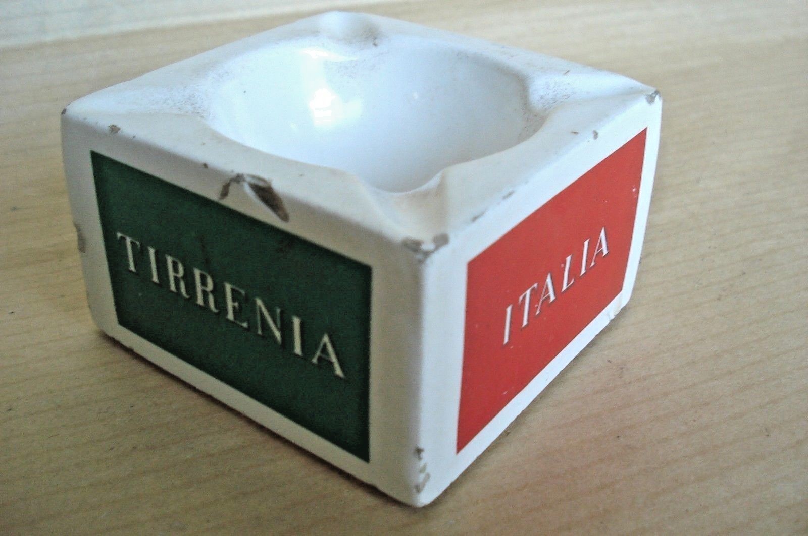 LLOYD TRIESTINO TYRRRHENIA ADRIATIC ITALY NAVIGATION CERAMIC ASHTRAY VINTAGE