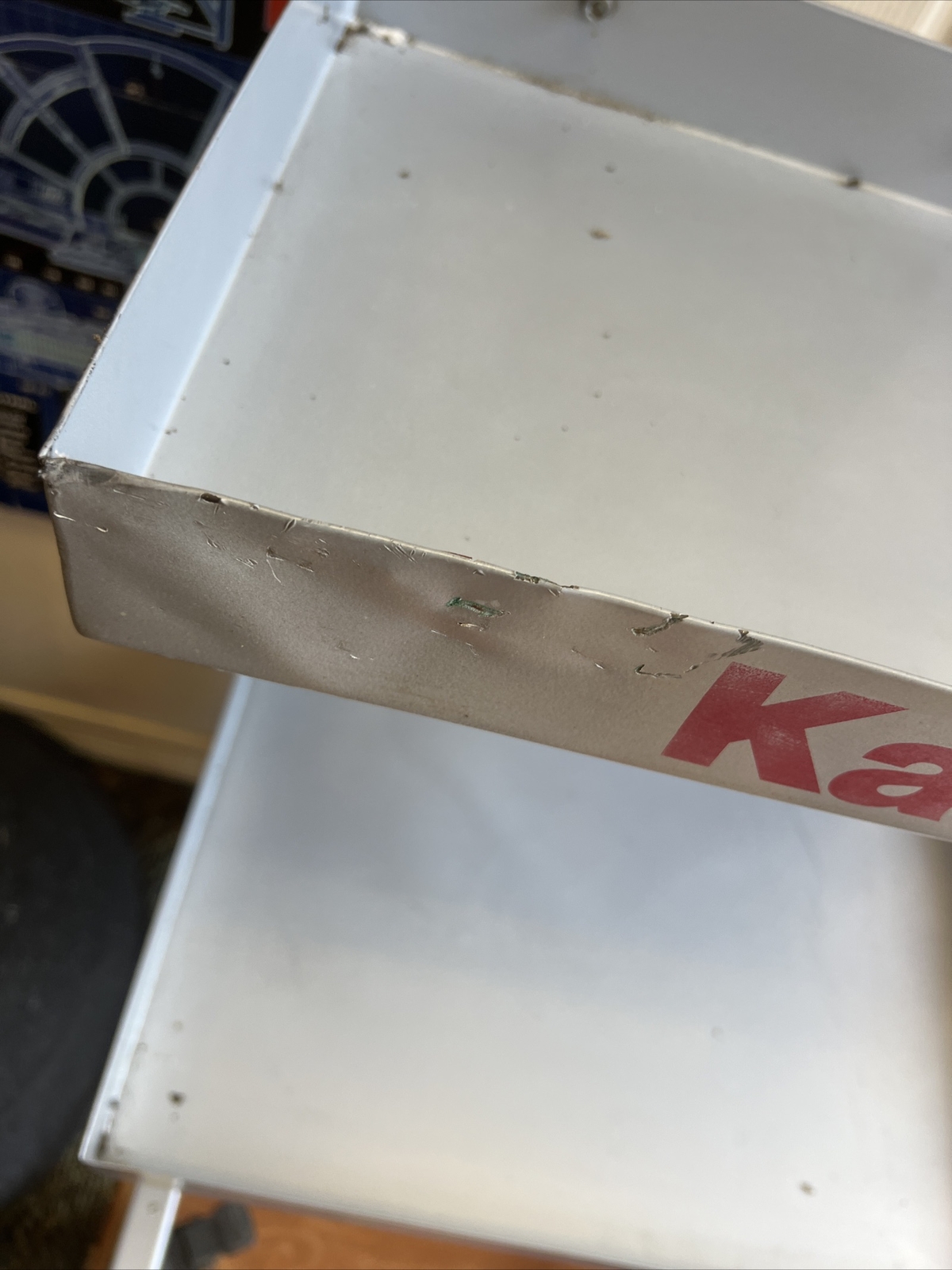 Kawasaki Motorcycle Dealer Store Display Shelf Merchandiser K-tech Oil ONWHEELS