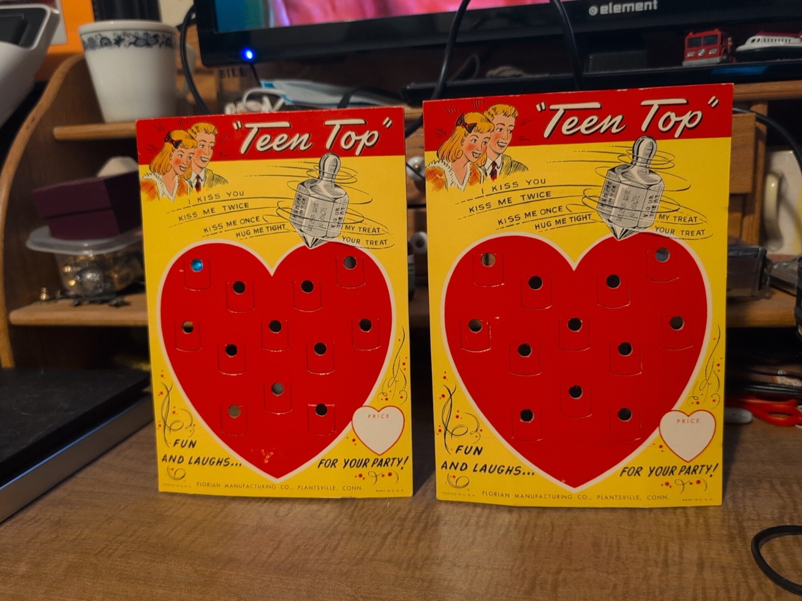 2 Vintage Teen Top Display Pieces