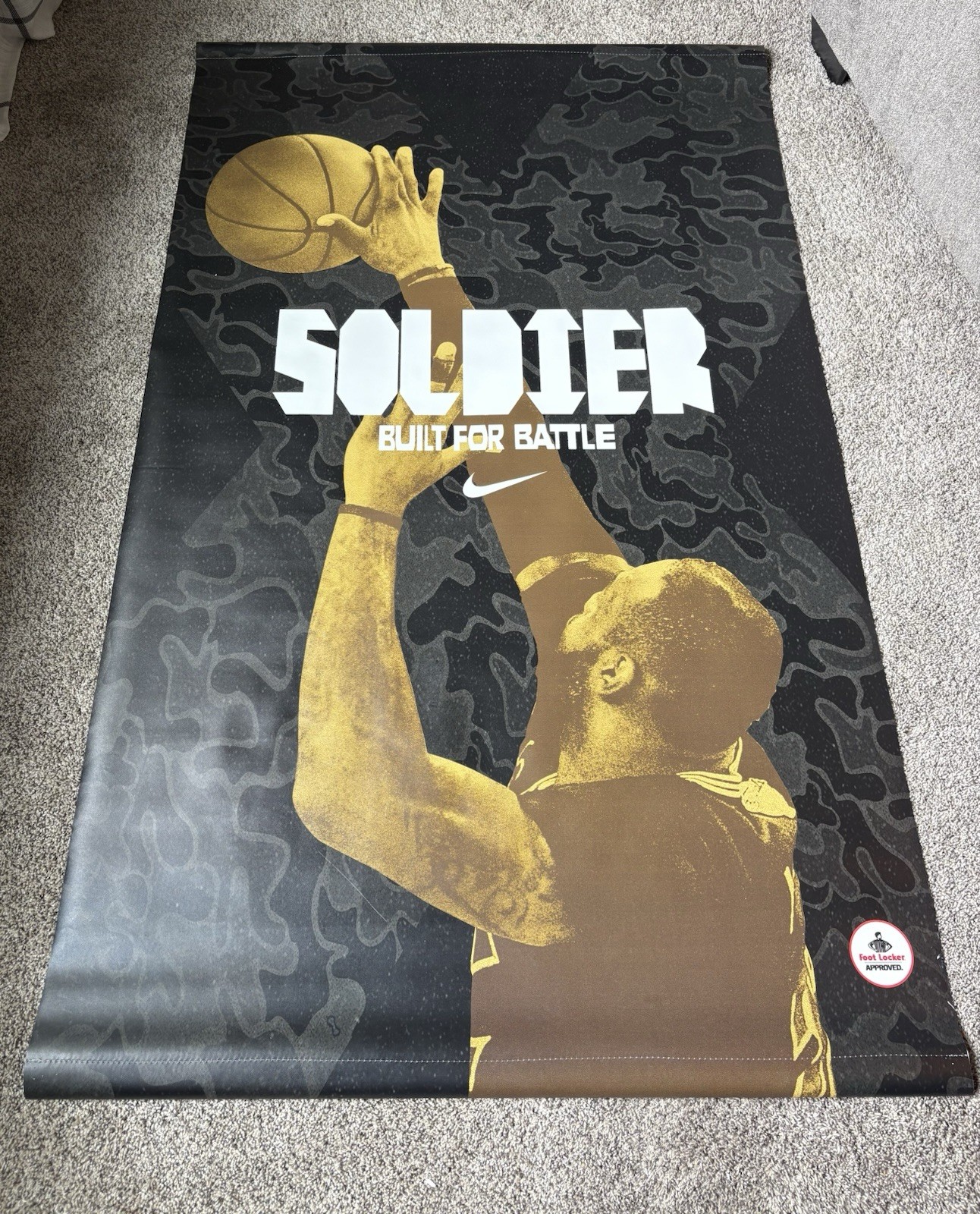 Nike LeBron James Finals The Block Footlocker Store Display Poster Banner 2016