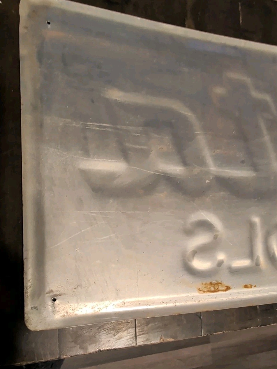 VTG Aluminum Sign Scioto Makita Power Tools 36″ X 12″ Store Display