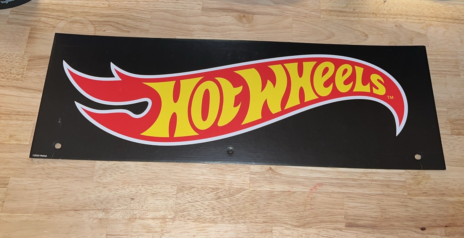 2024 Spirit Halloween Display End Cap 24″ x 8″ – Hot Wheels