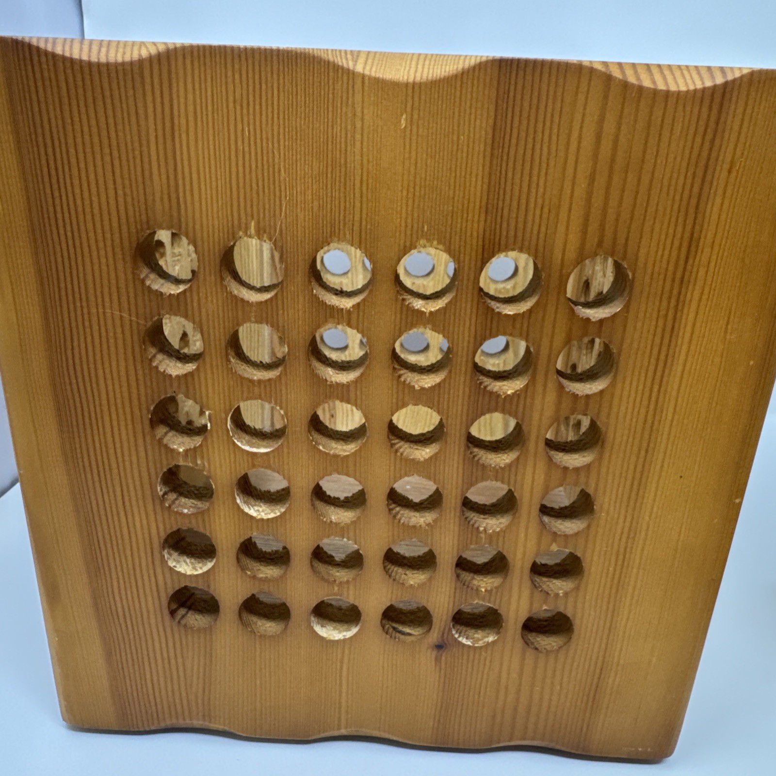 RARE Sun Bum 16″ Large Sonny Figure Wooden Lazy Susan Counter Retail Display Art